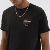 Combat Dual Curved Tee Jet black sold by Neverland