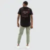 Combat Dual Curved Tee Jet black sold by Neverland