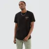 Combat Dual Curved Tee Jet black sold by Neverland