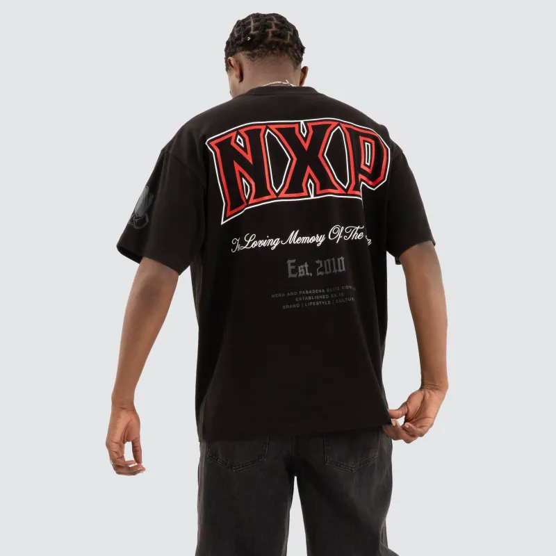 Knockout Raptor Tee Jet Black sold by Neverland