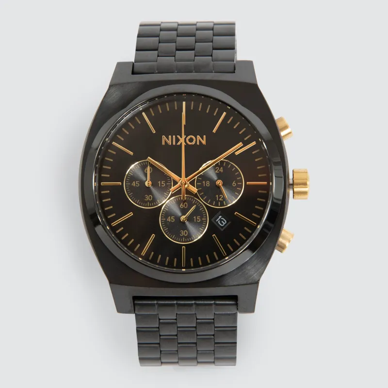 Time Teller Chrono Black / Black / Gold sold by Neverland