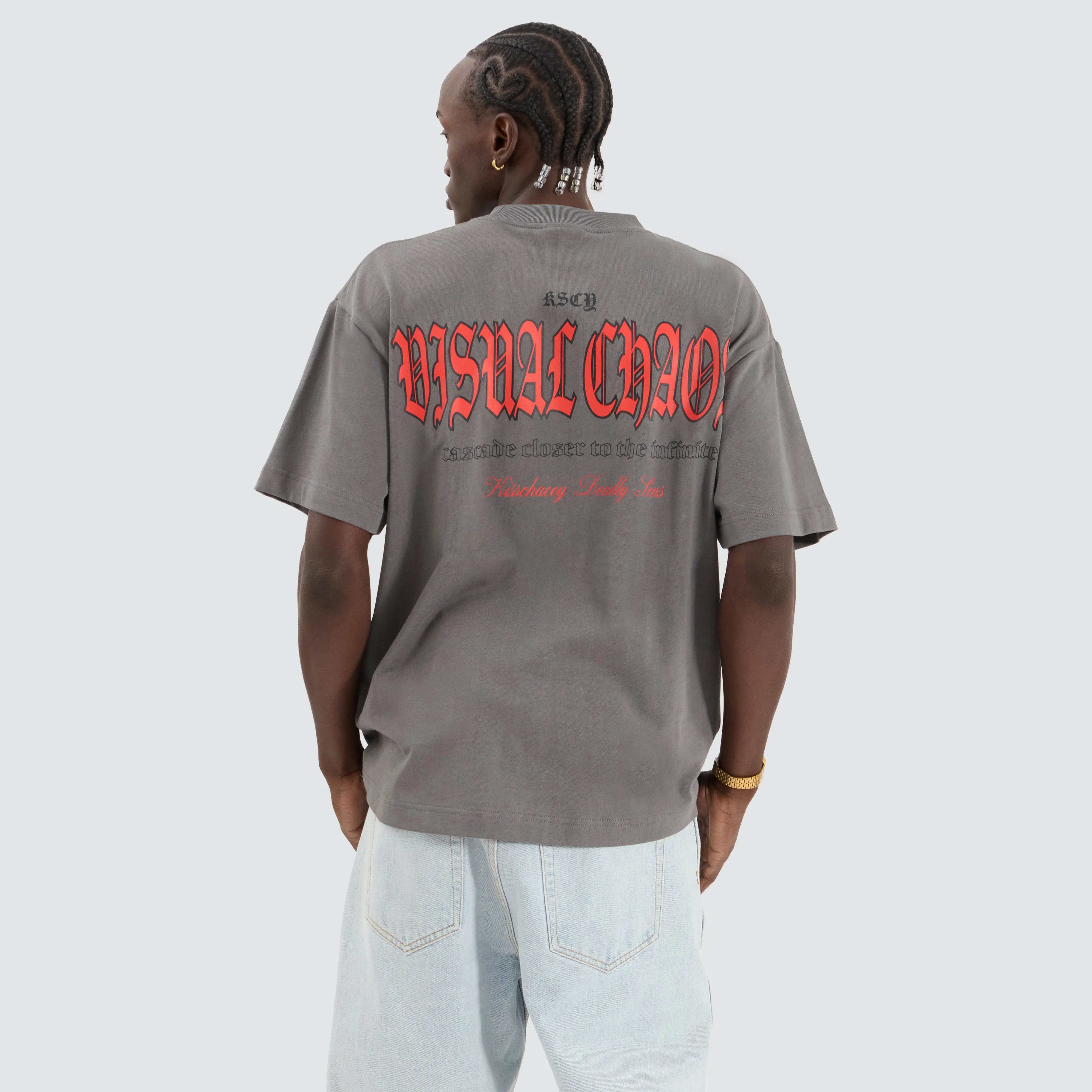 Infinite Street Tee Charcoal sold by Neverland product image thumbnail 3