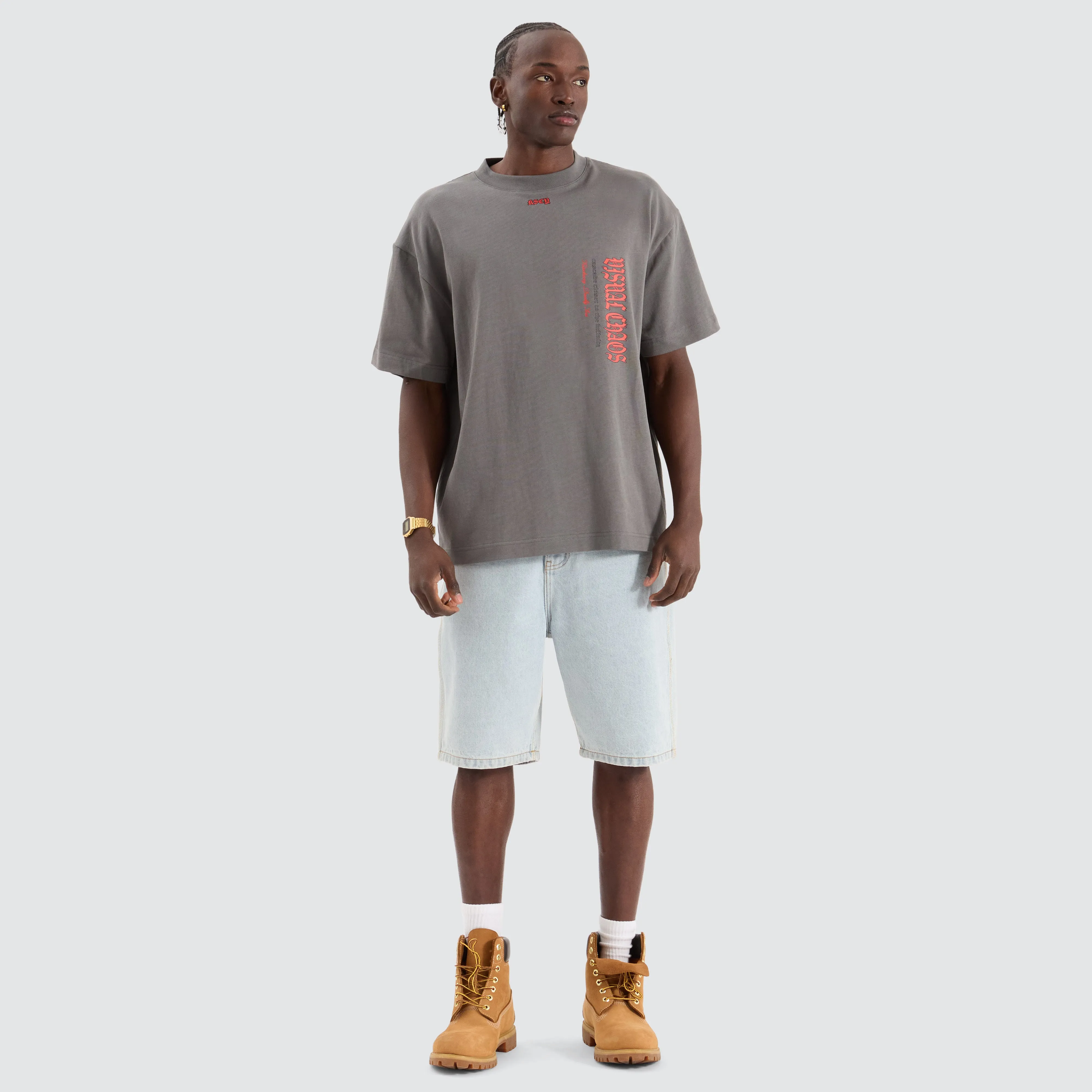 Infinite Street Tee Charcoal sold by Neverland product image thumbnail 5