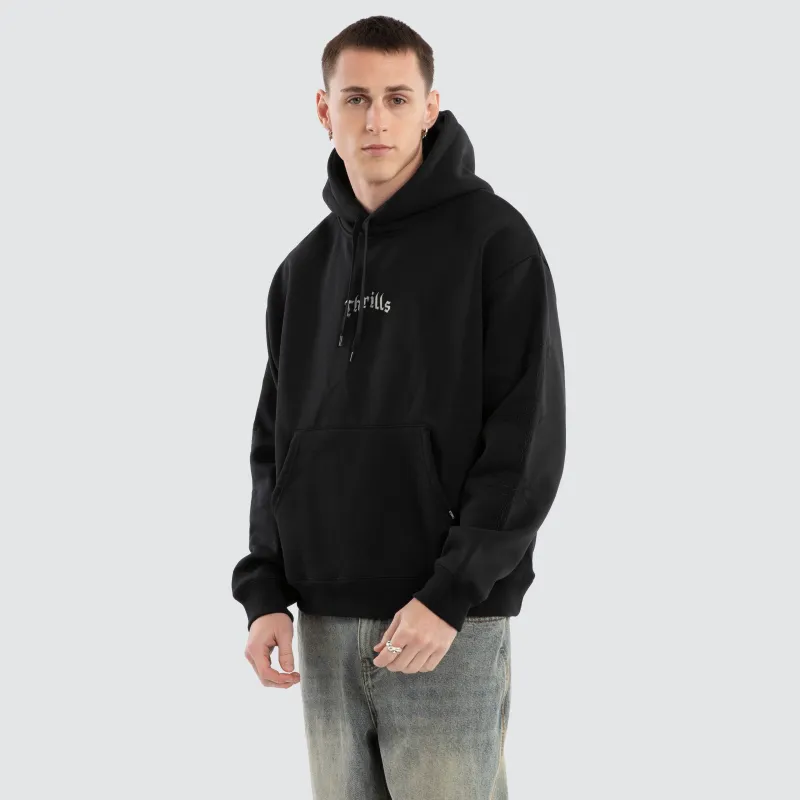 Filter Slouch Pull On Hoodie Faded Black sold by Neverland