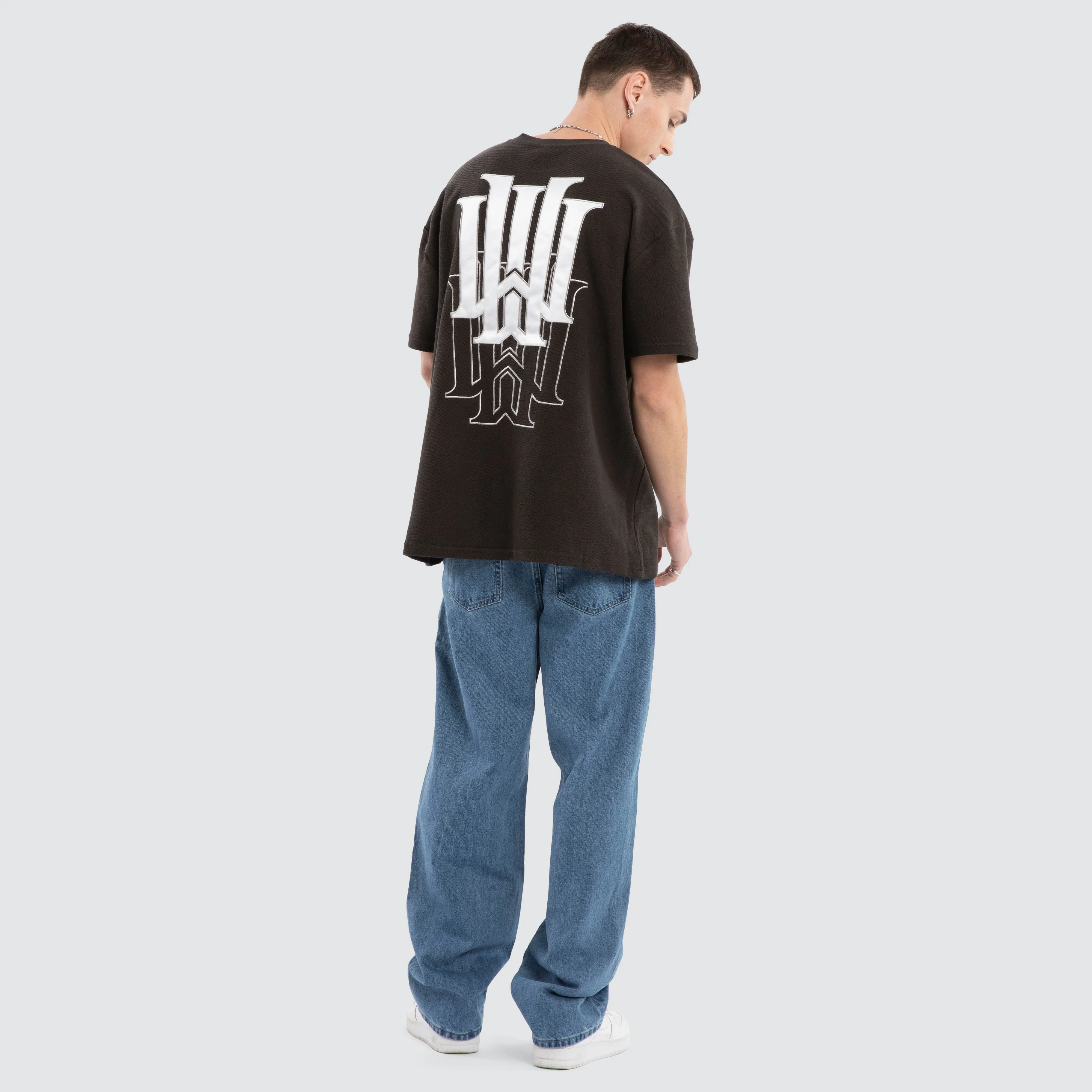 Faded French Terry Tee Black sold by Neverland product image thumbnail 4