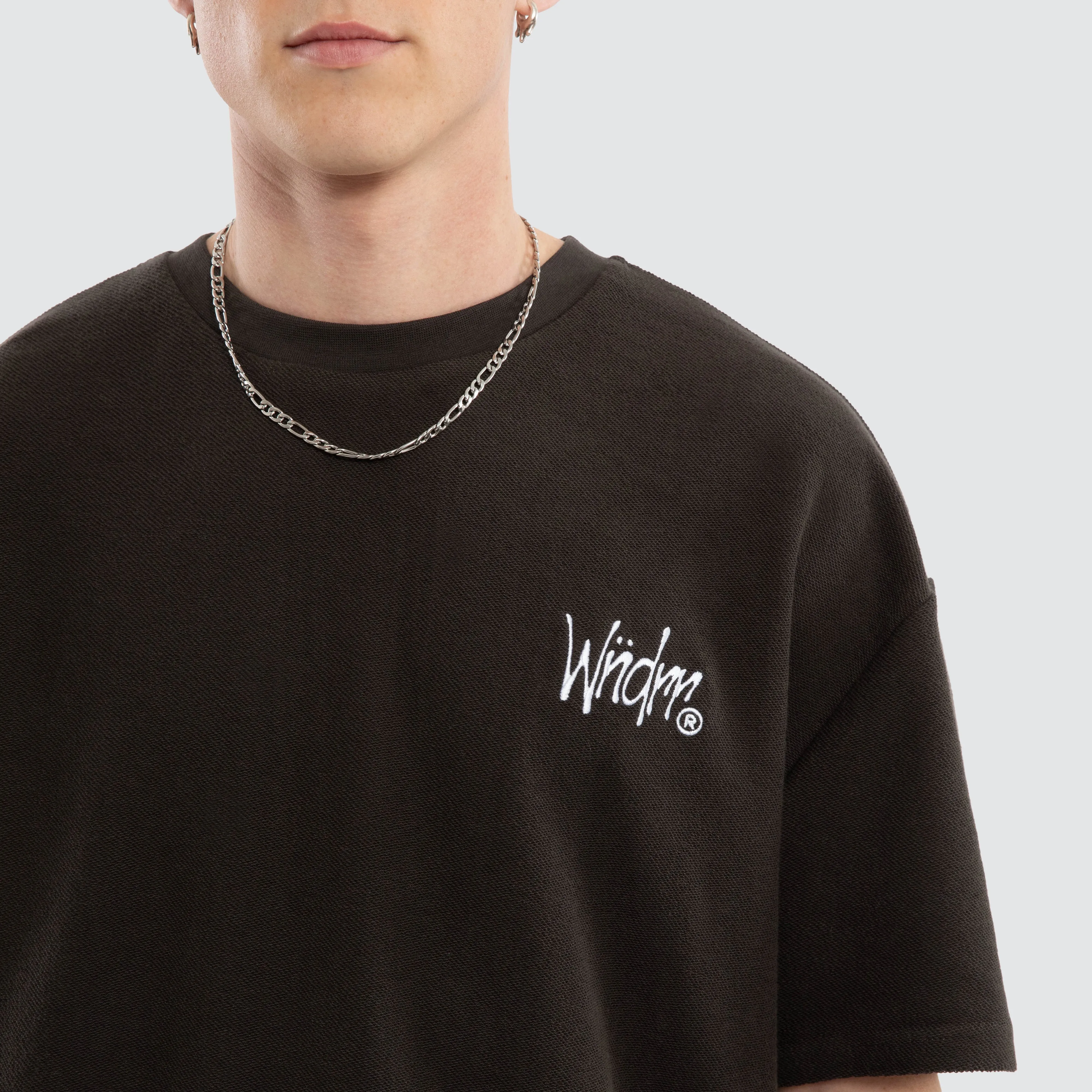 Faded French Terry Tee Black sold by Neverland product image thumbnail 5