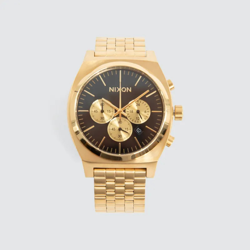 Time Teller Chrono Gold / Black / Gold sold by Neverland