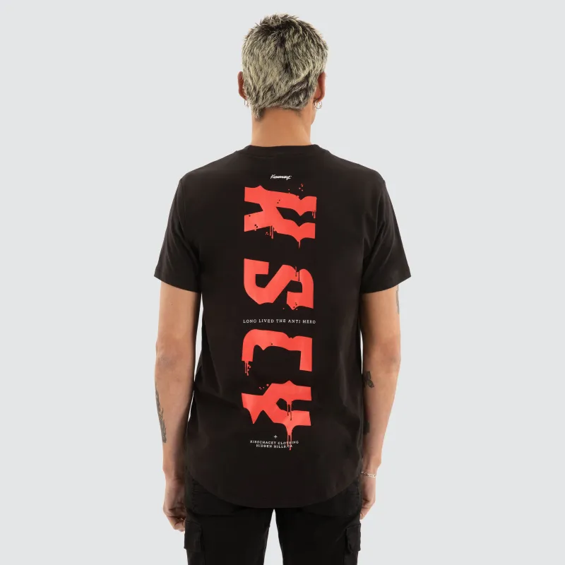 Allure Dual Curved Tee Jet Black sold by Neverland