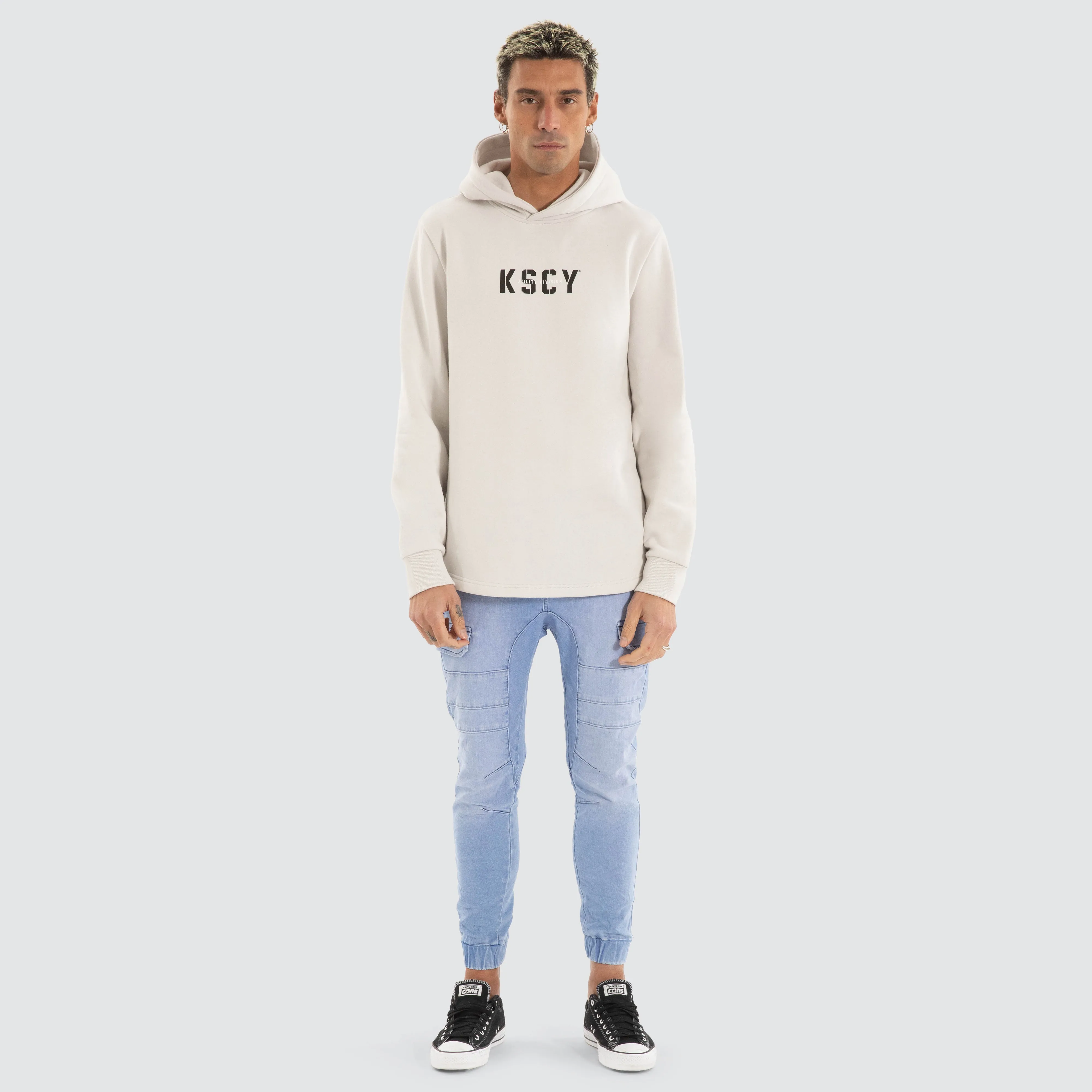 Bask Dual Curved Hoodie Glacier Grey sold by Neverland product image thumbnail 3