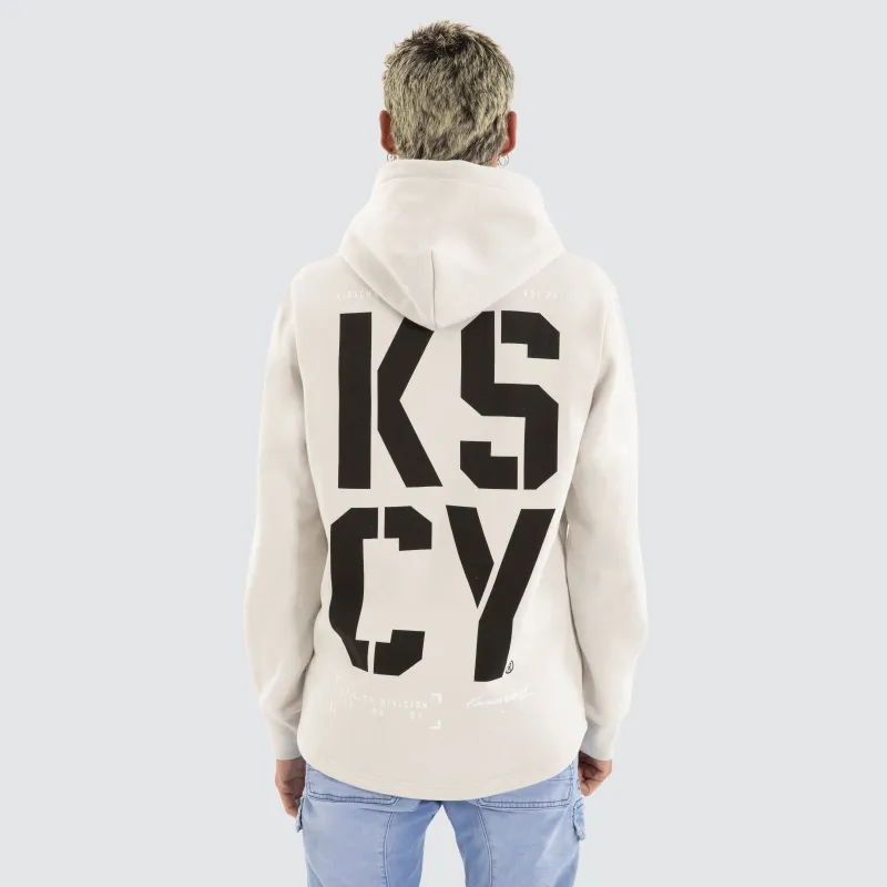 Bask Dual Curved Hoodie Glacier Grey sold by Neverland