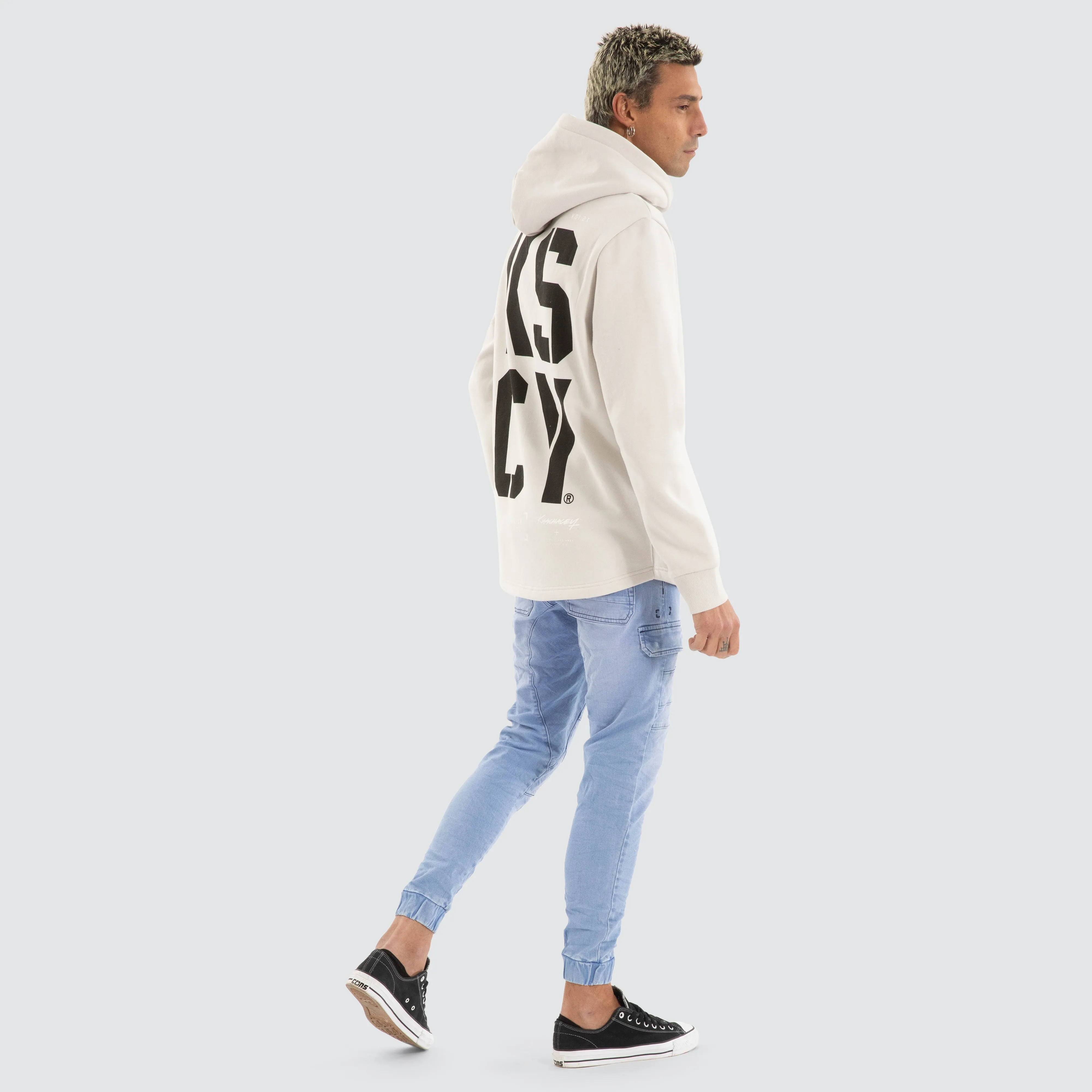 Bask Dual Curved Hoodie Glacier Grey sold by Neverland product image thumbnail 4