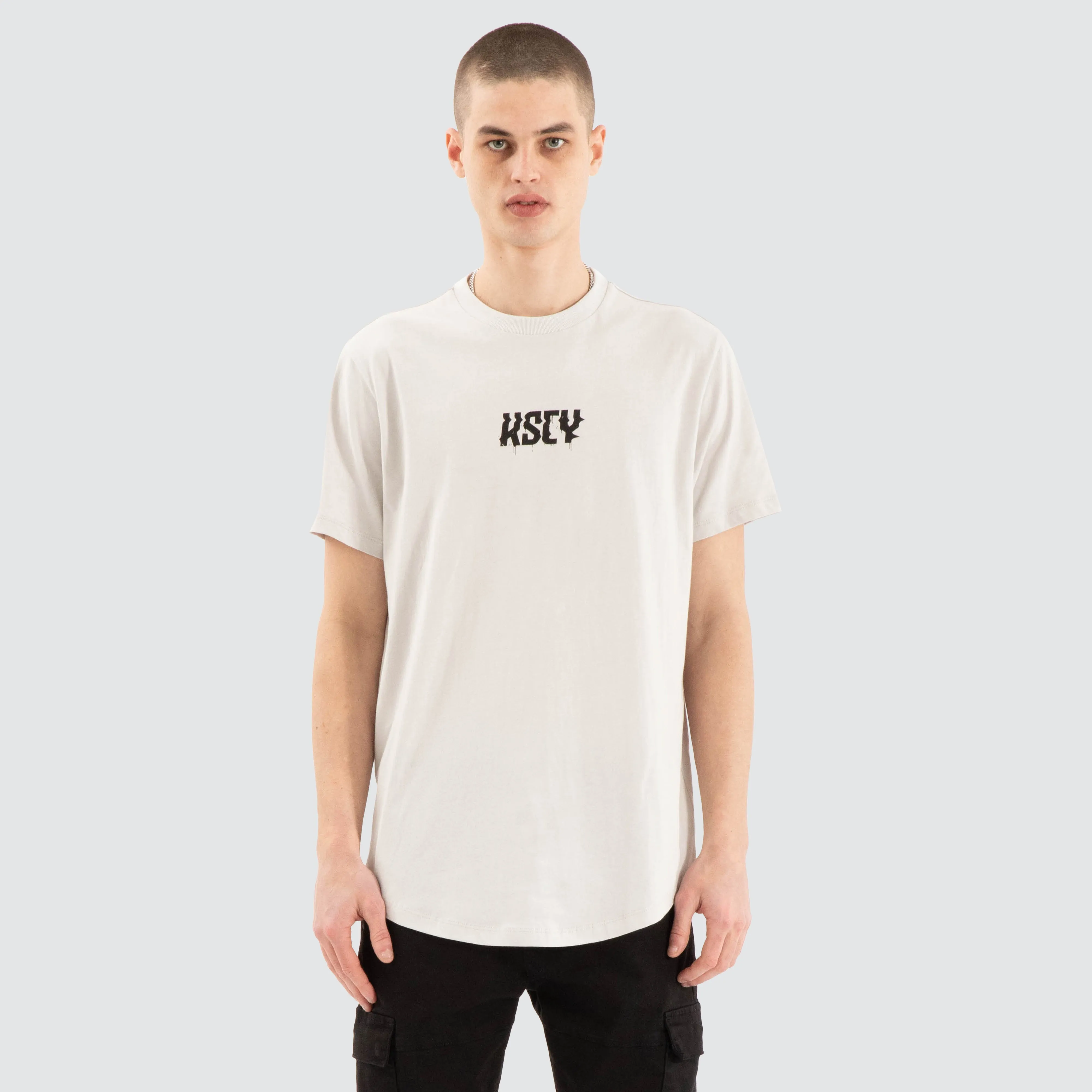 Allure Dual Curved Tee Glacier Grey sold by Neverland product image thumbnail 2