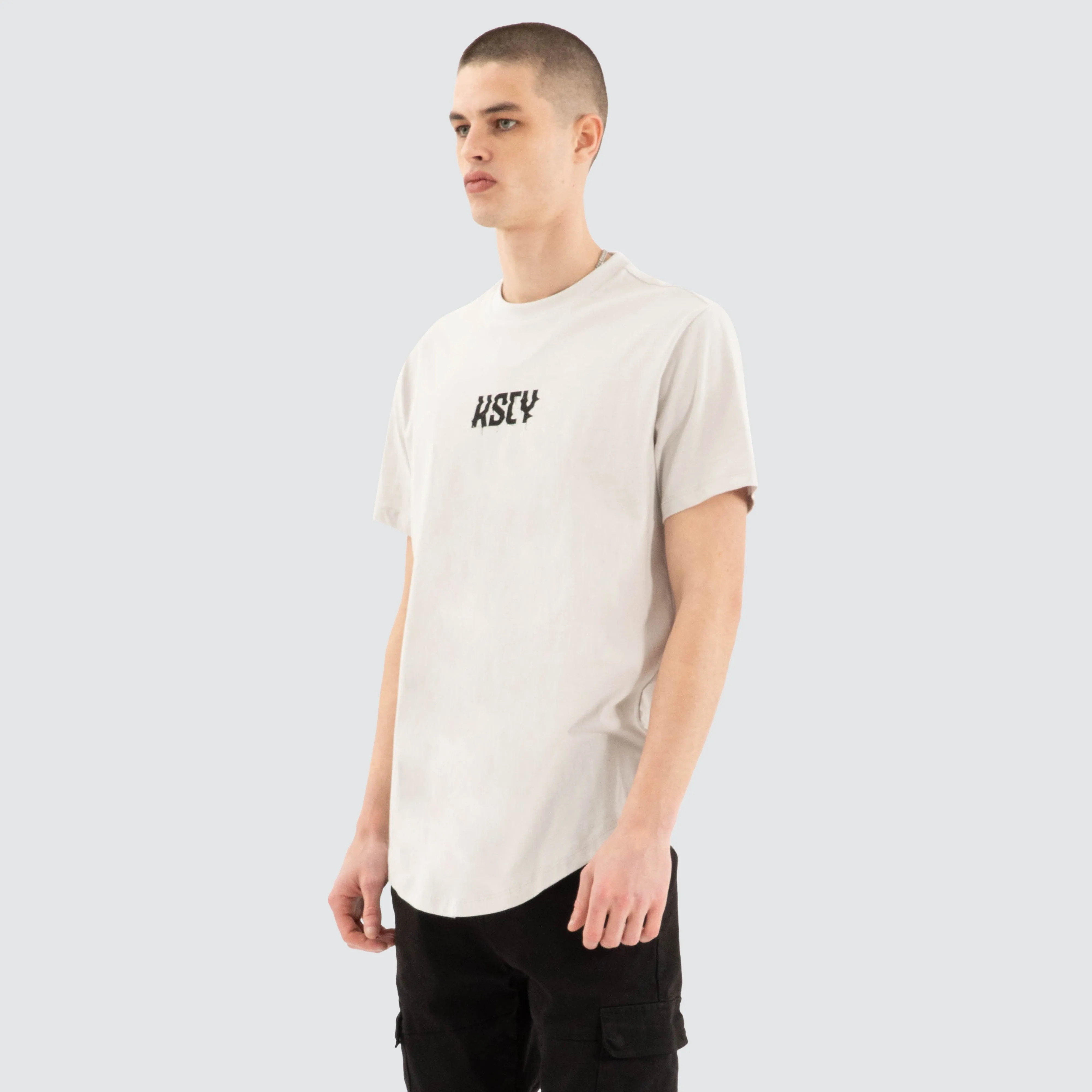 Allure Dual Curved Tee Glacier Grey sold by Neverland product image thumbnail 4