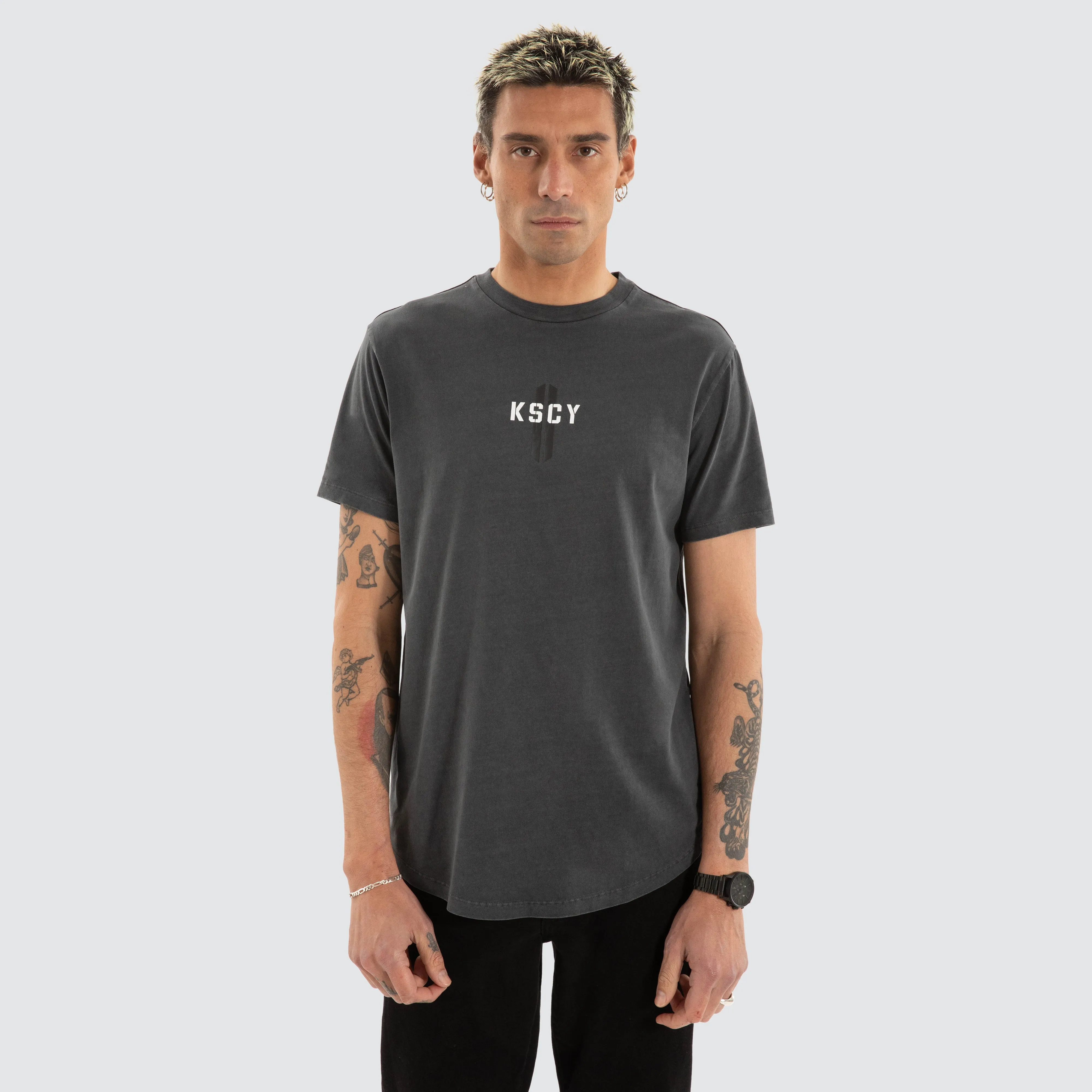 Grasp Dual Curved Tee Pigment asphalt sold by Neverland product image thumbnail 2