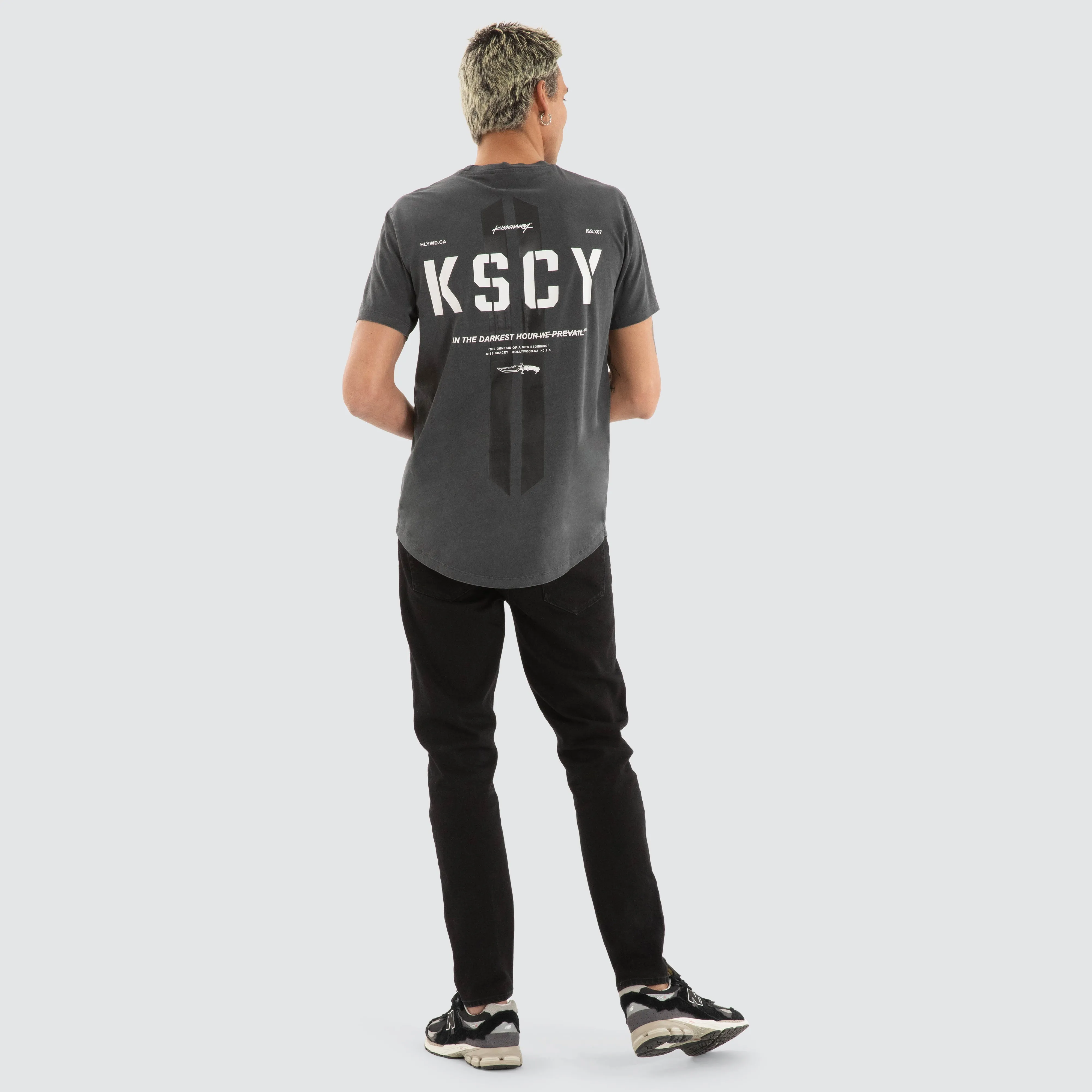 Grasp Dual Curved Tee Pigment asphalt sold by Neverland product image thumbnail 5