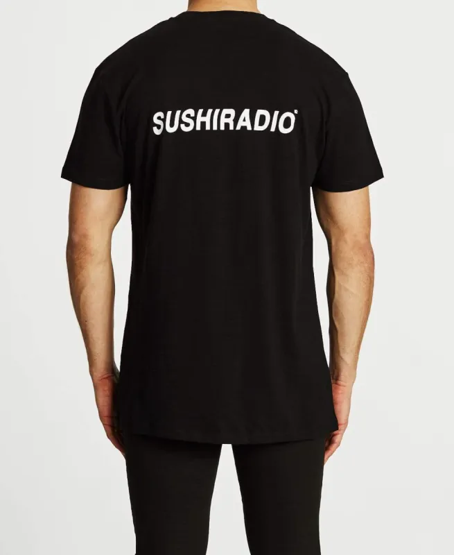 Horizon Relaxed T-Shirt Jet Black sold by Neverland