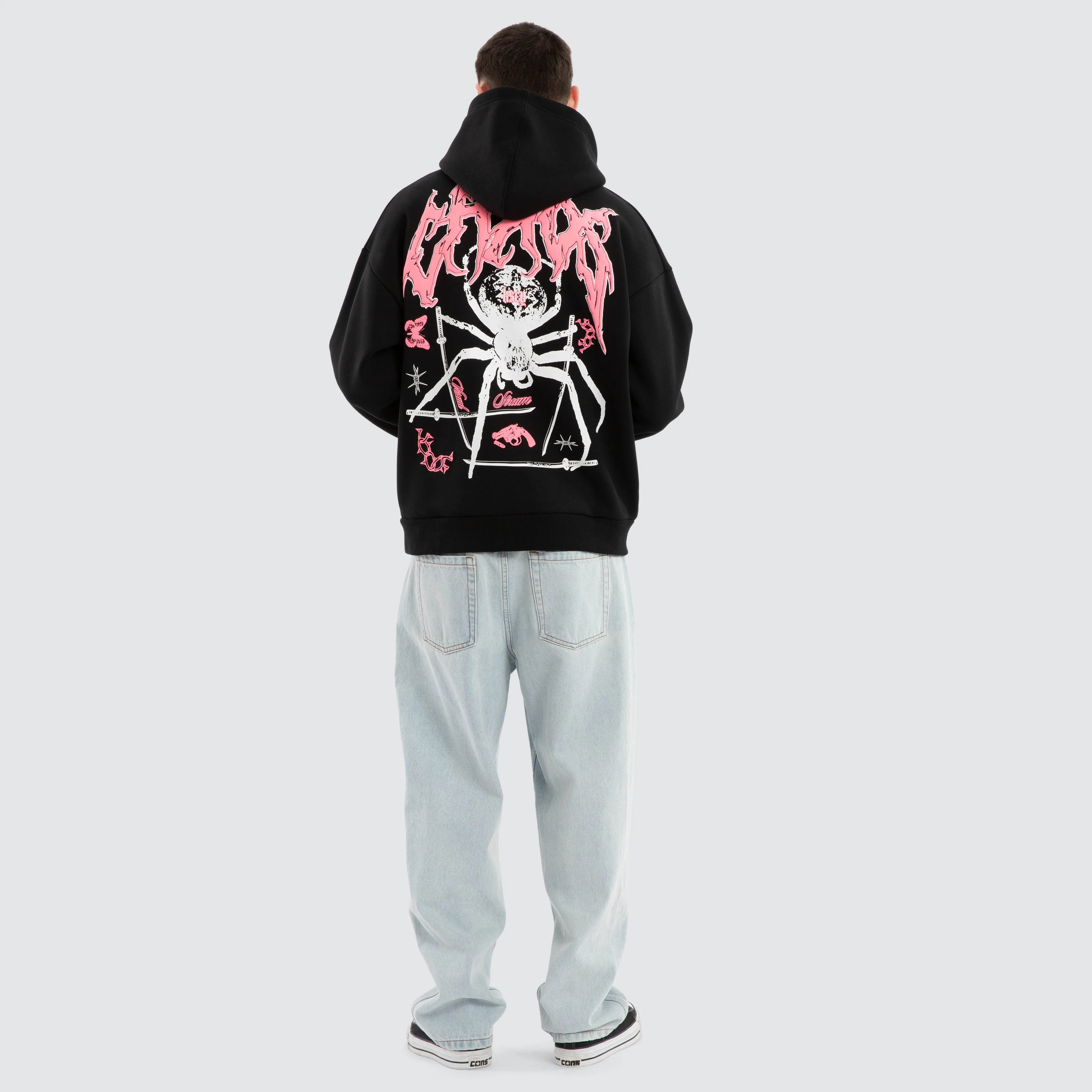 Katana Oversized Hoodie Jet Black sold by Neverland product image thumbnail 4