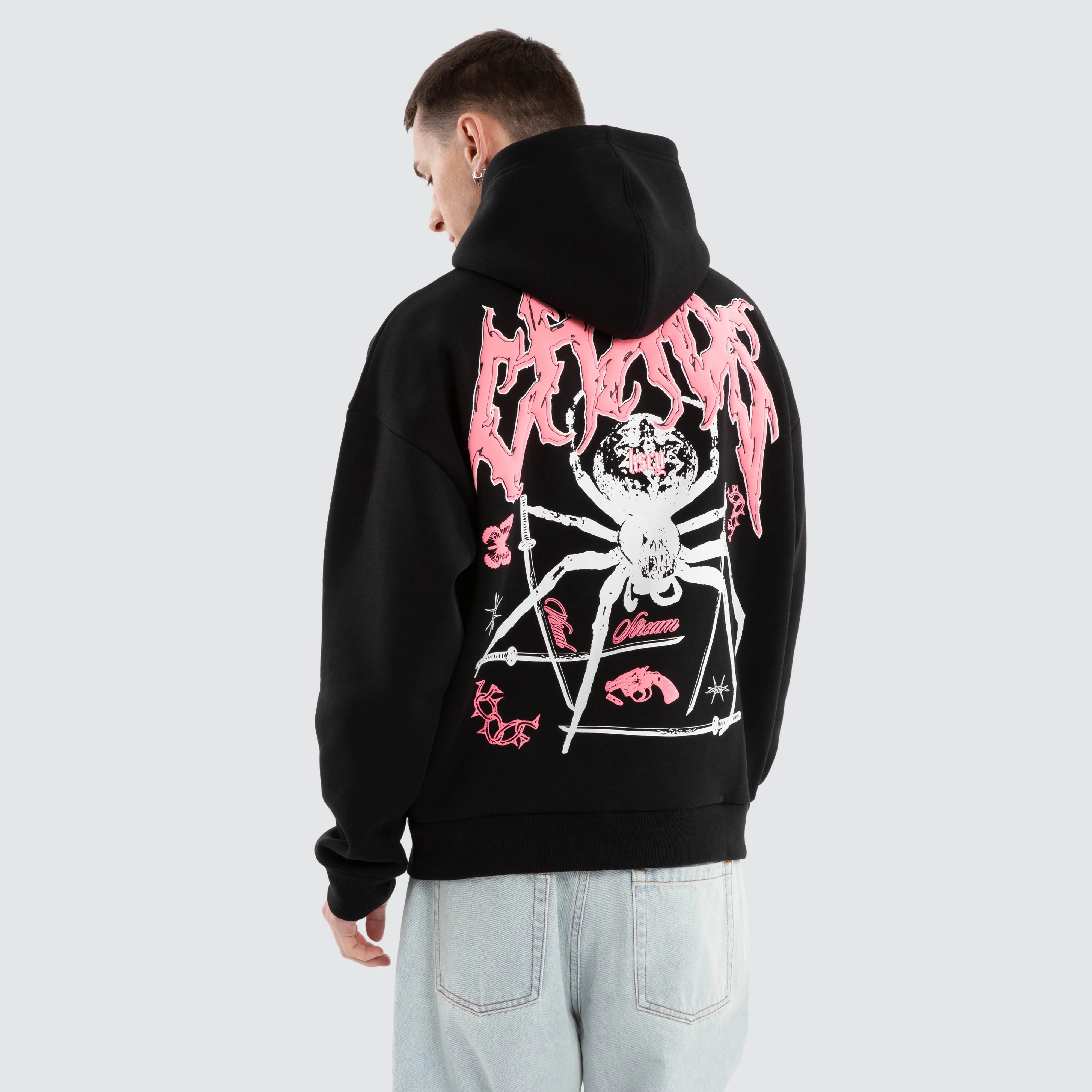 Katana Oversized Hoodie Jet Black sold by Neverland