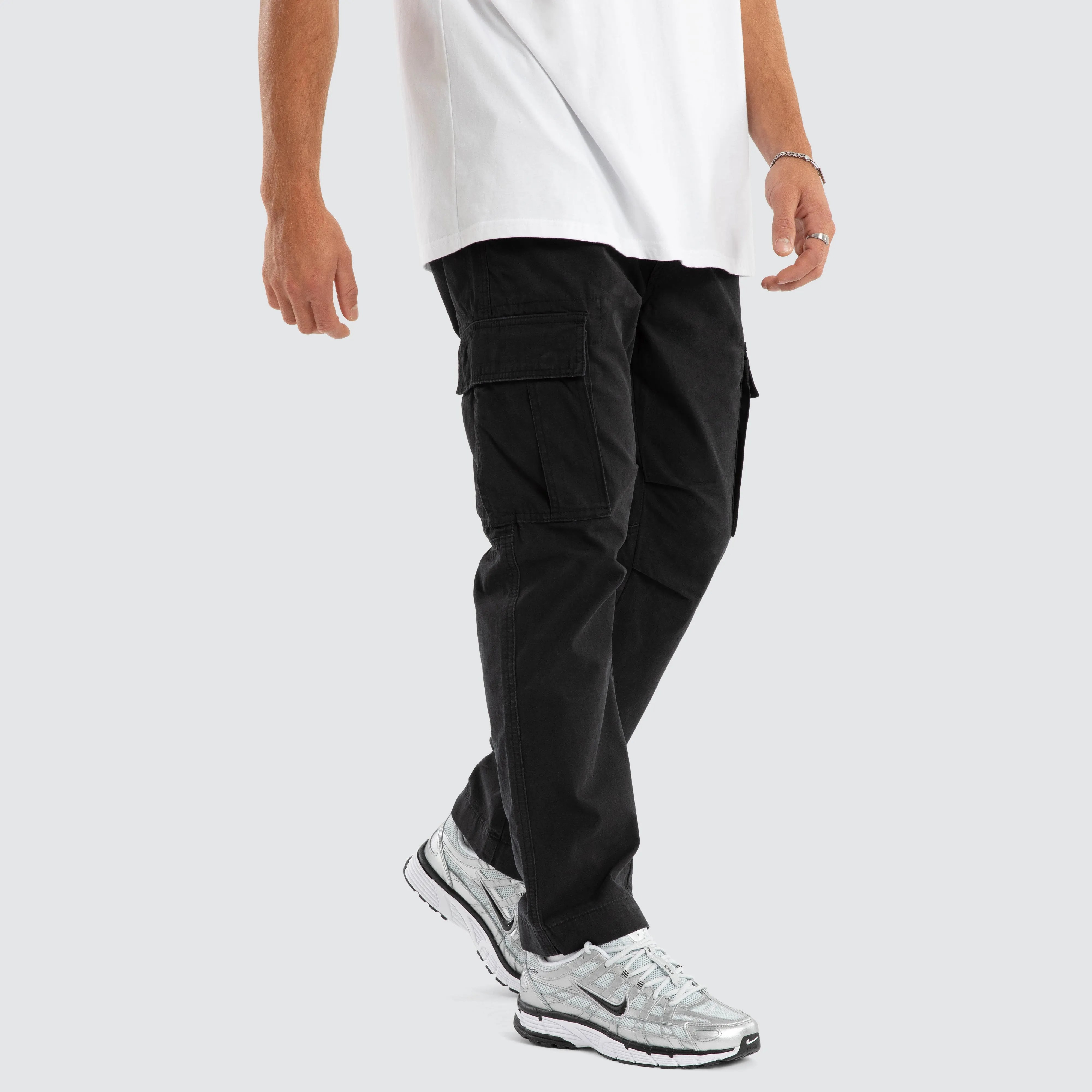 League Cargo Pant Black sold by Neverland