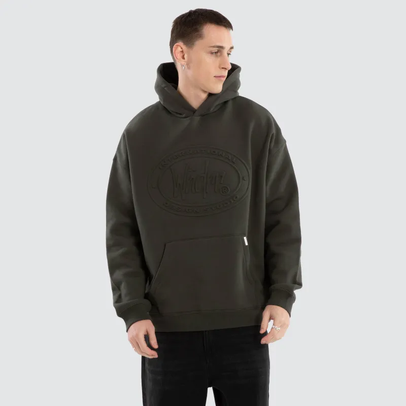 Minted Relaxed Hoodie Ink sold by Neverland