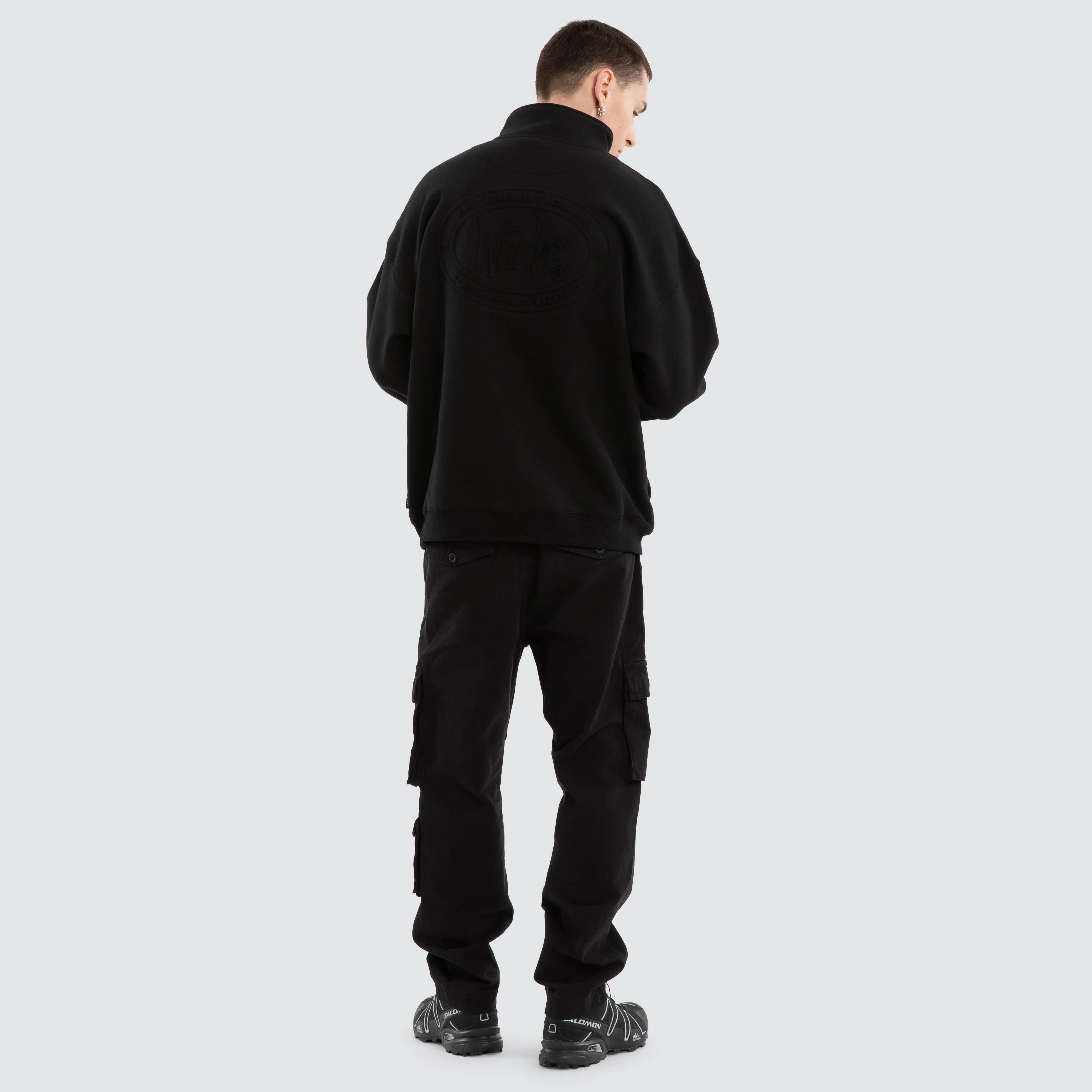 Minted 1/4 Zip Sweat Black sold by Neverland product image thumbnail 2