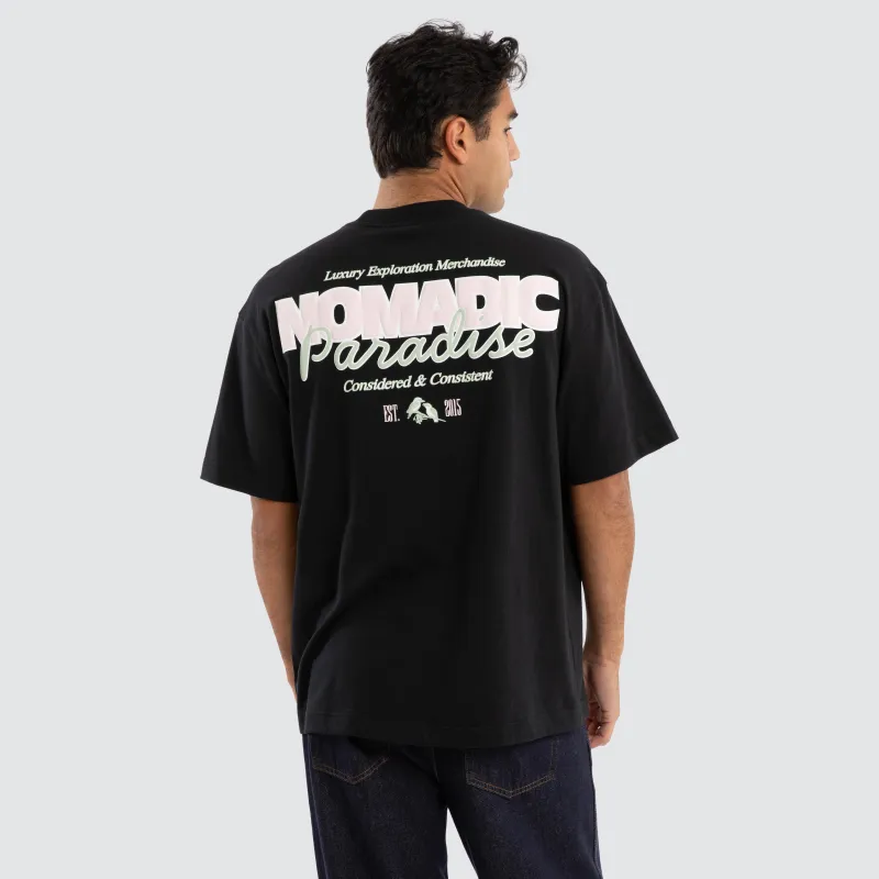 Apollo Street Tee Anthracite Black sold by Neverland