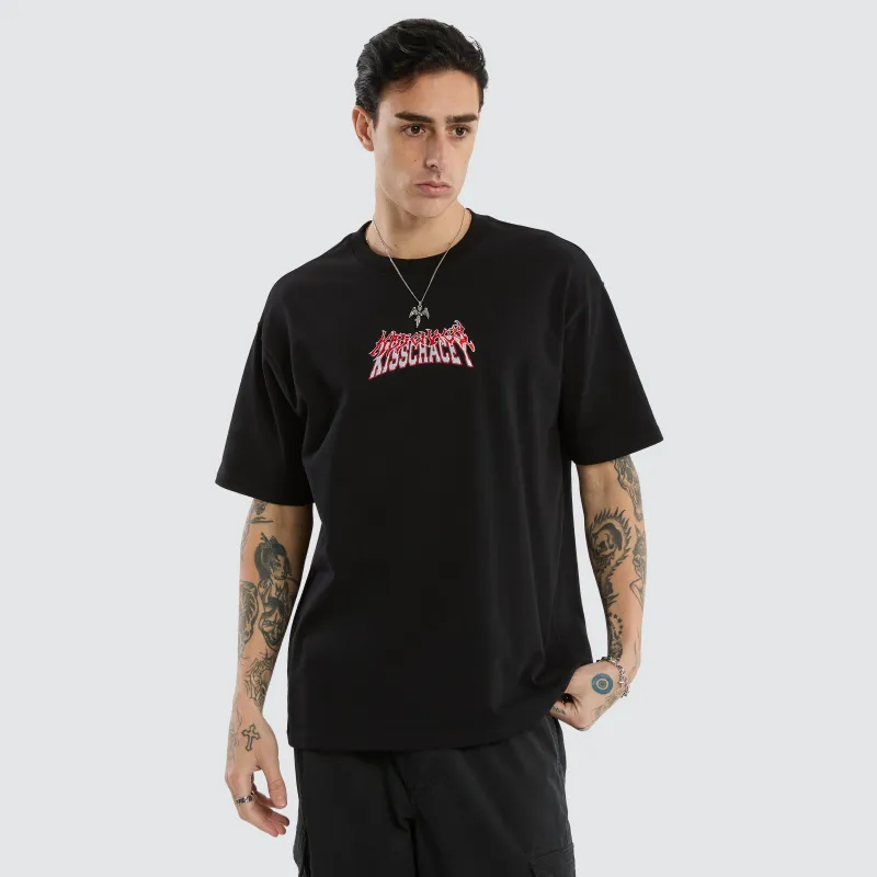 Double Box Fit Tee Jet Black sold by Neverland