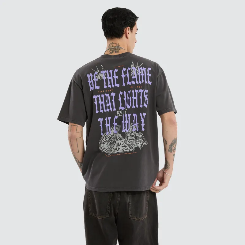 Torch Box Fit Tee Pigment Black sold by Neverland