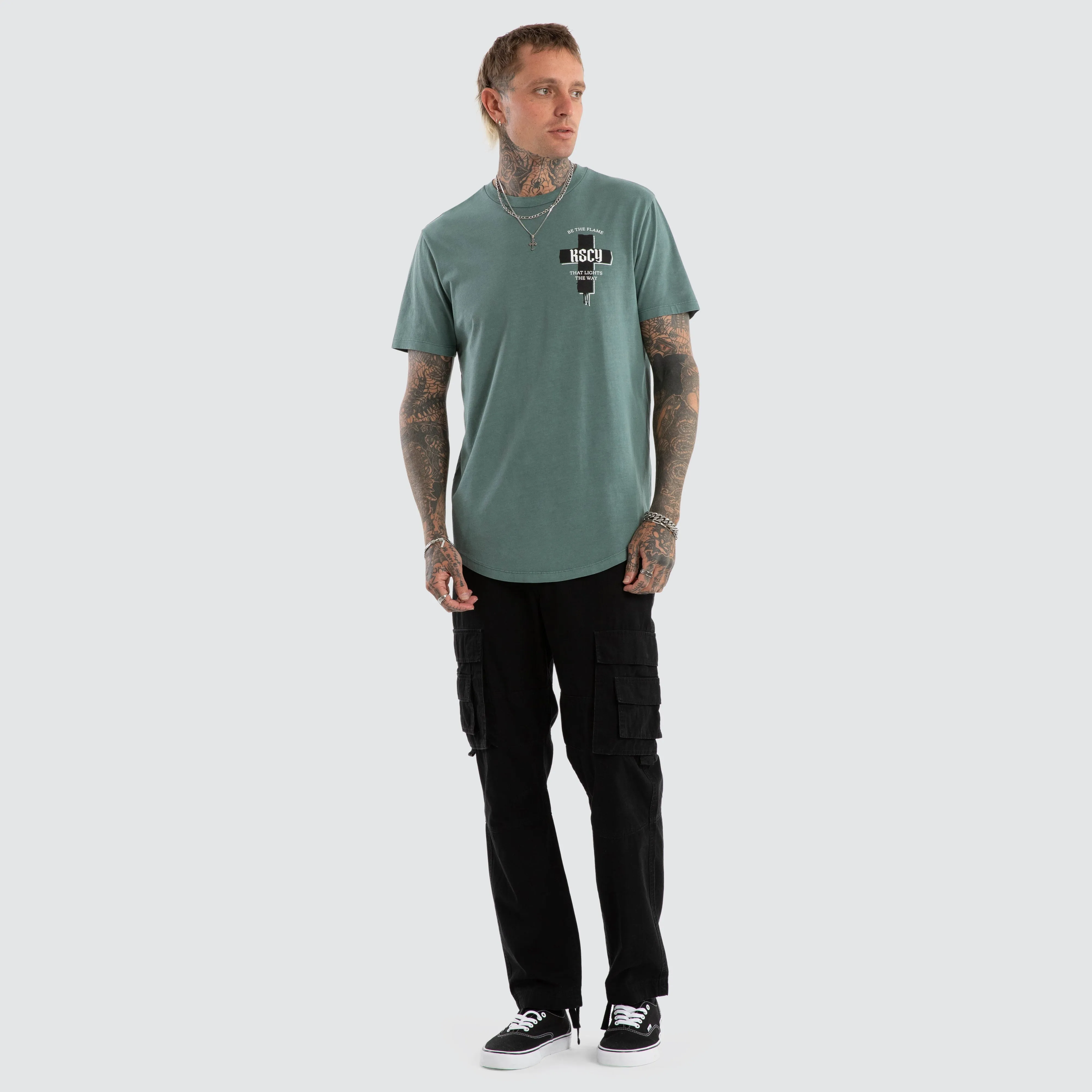 Promise Dual Curved Tee Pigment Goblin Blue sold by Neverland product image thumbnail 2