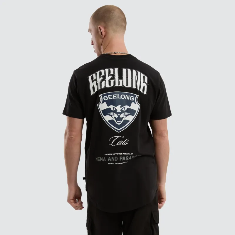 Geelong Cats AFL Legend Tee Jet Black sold by Neverland