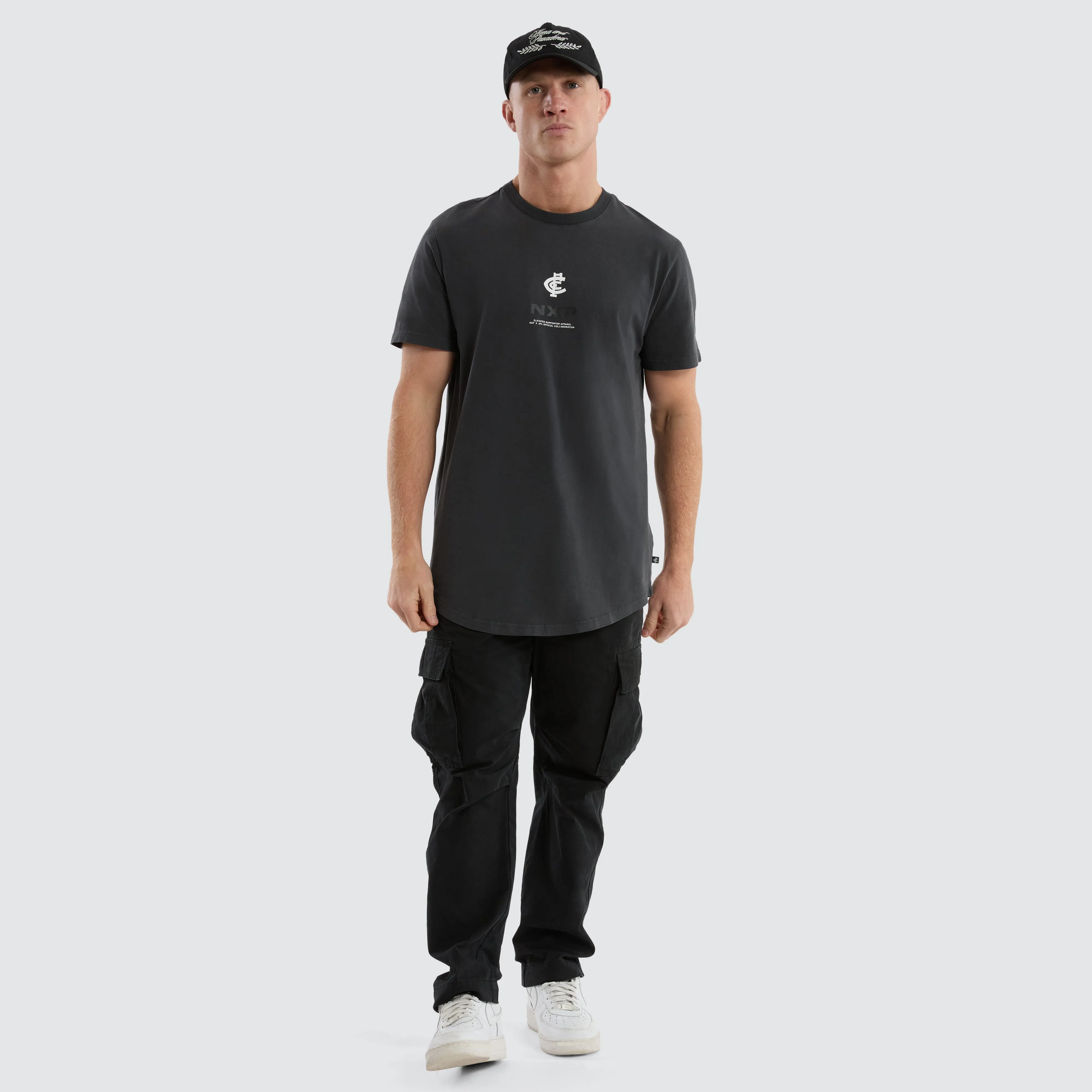 Carlton Blues AFL Resident Tee Pigment Asphalt sold by Neverland product image thumbnail 4