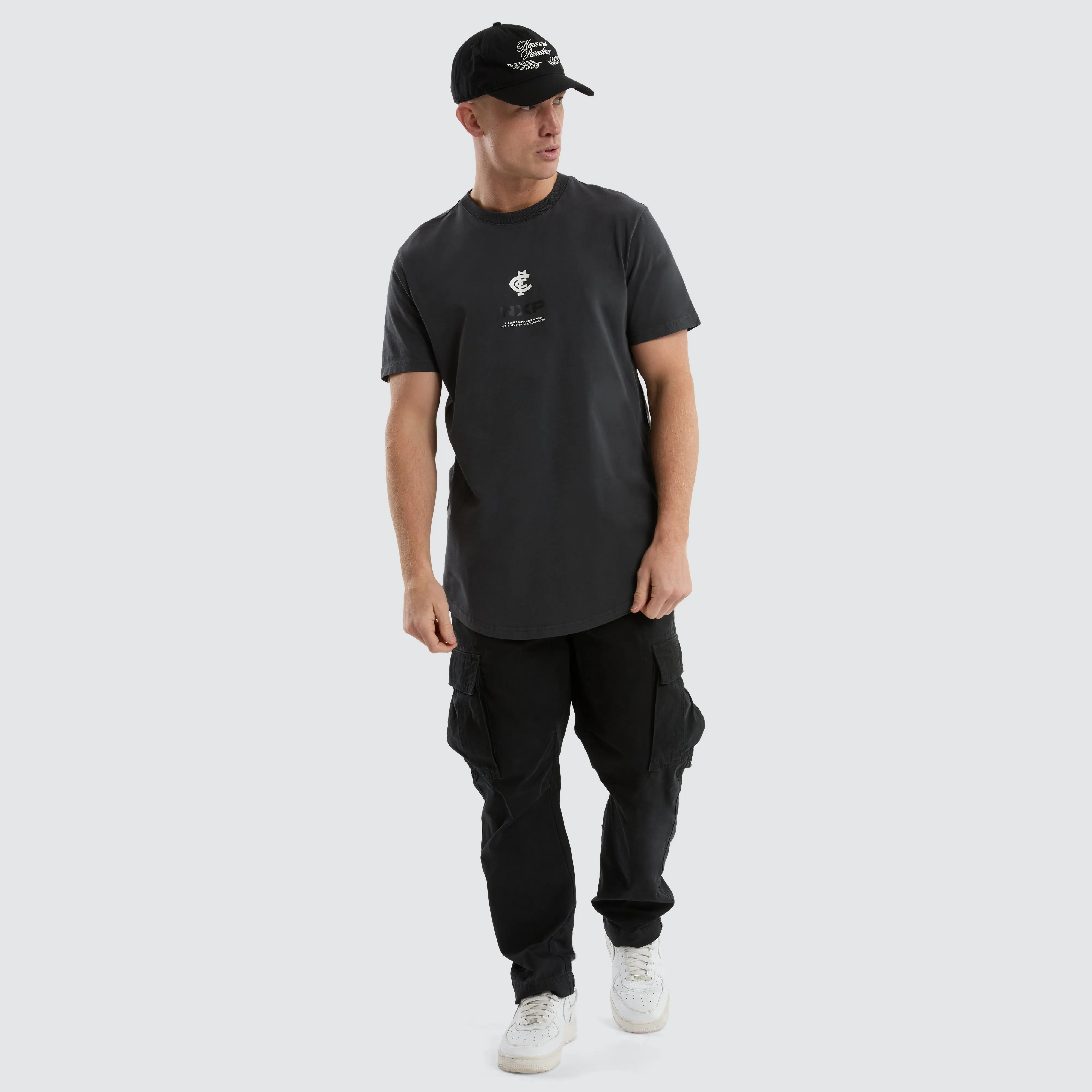 Carlton Blues AFL Resident Tee Pigment Asphalt sold by Neverland product image thumbnail 5