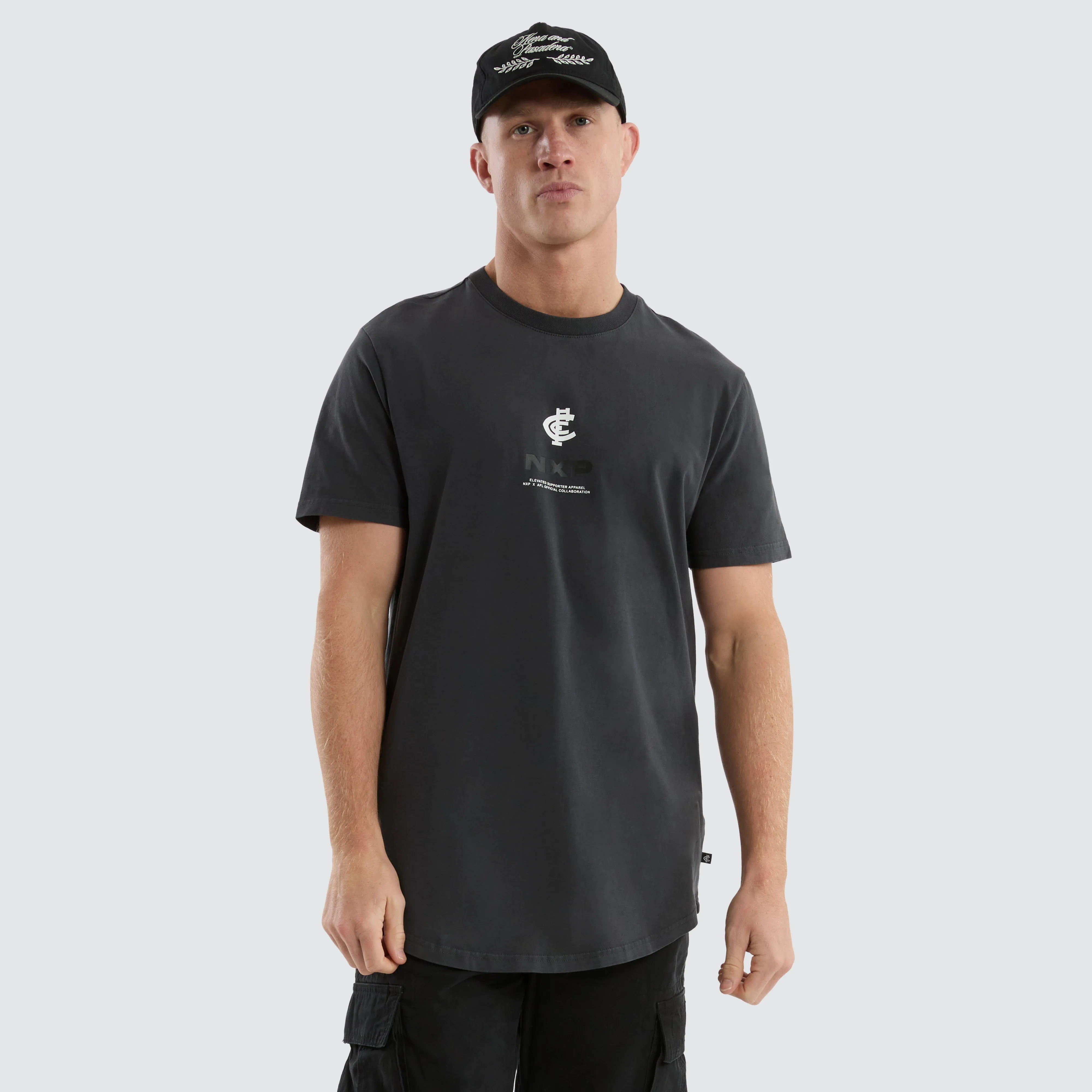 Carlton Blues AFL Resident Tee Pigment Asphalt sold by Neverland product image thumbnail 2