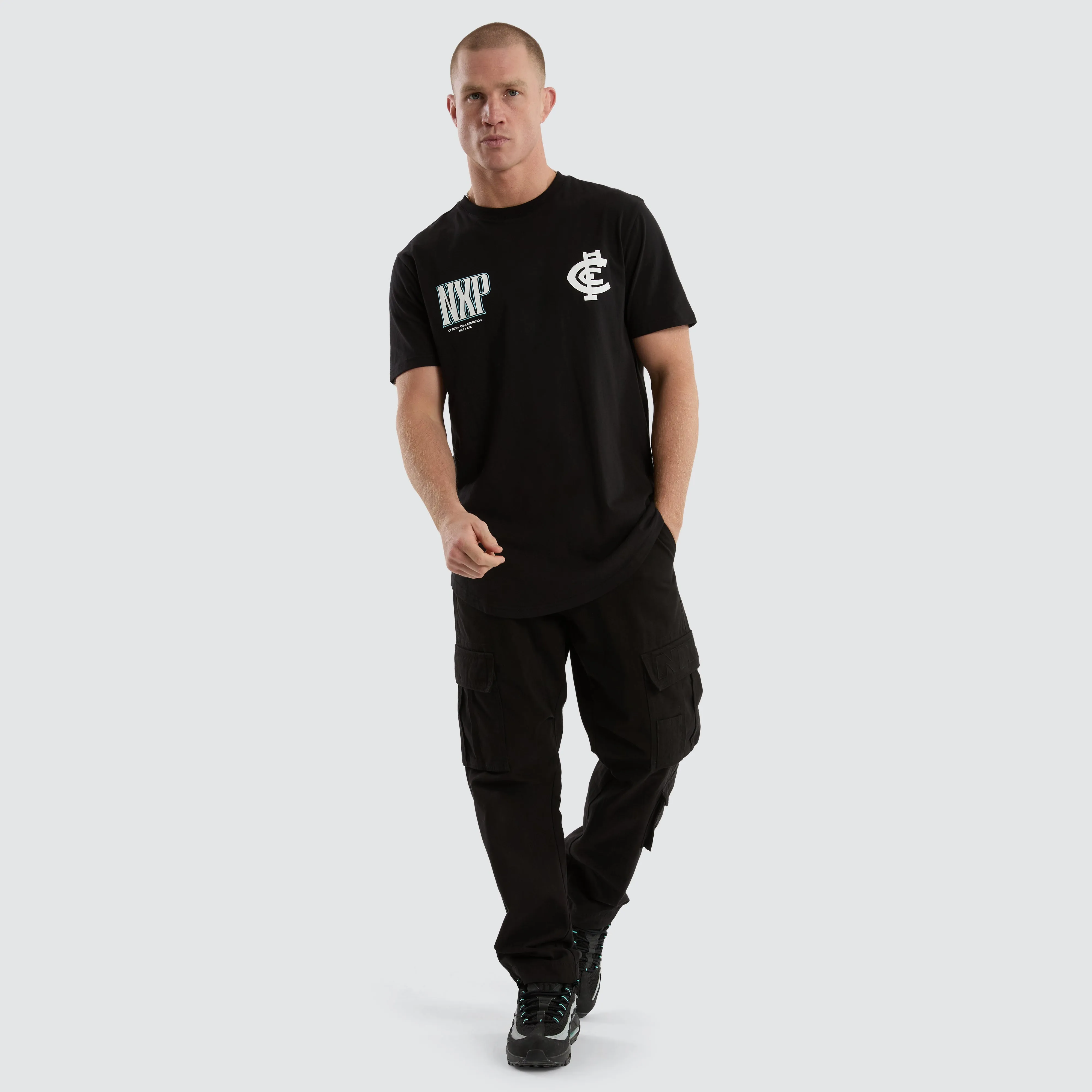 Carlton Blues AFL Legend Tee Jet Black sold by Neverland product image thumbnail 4