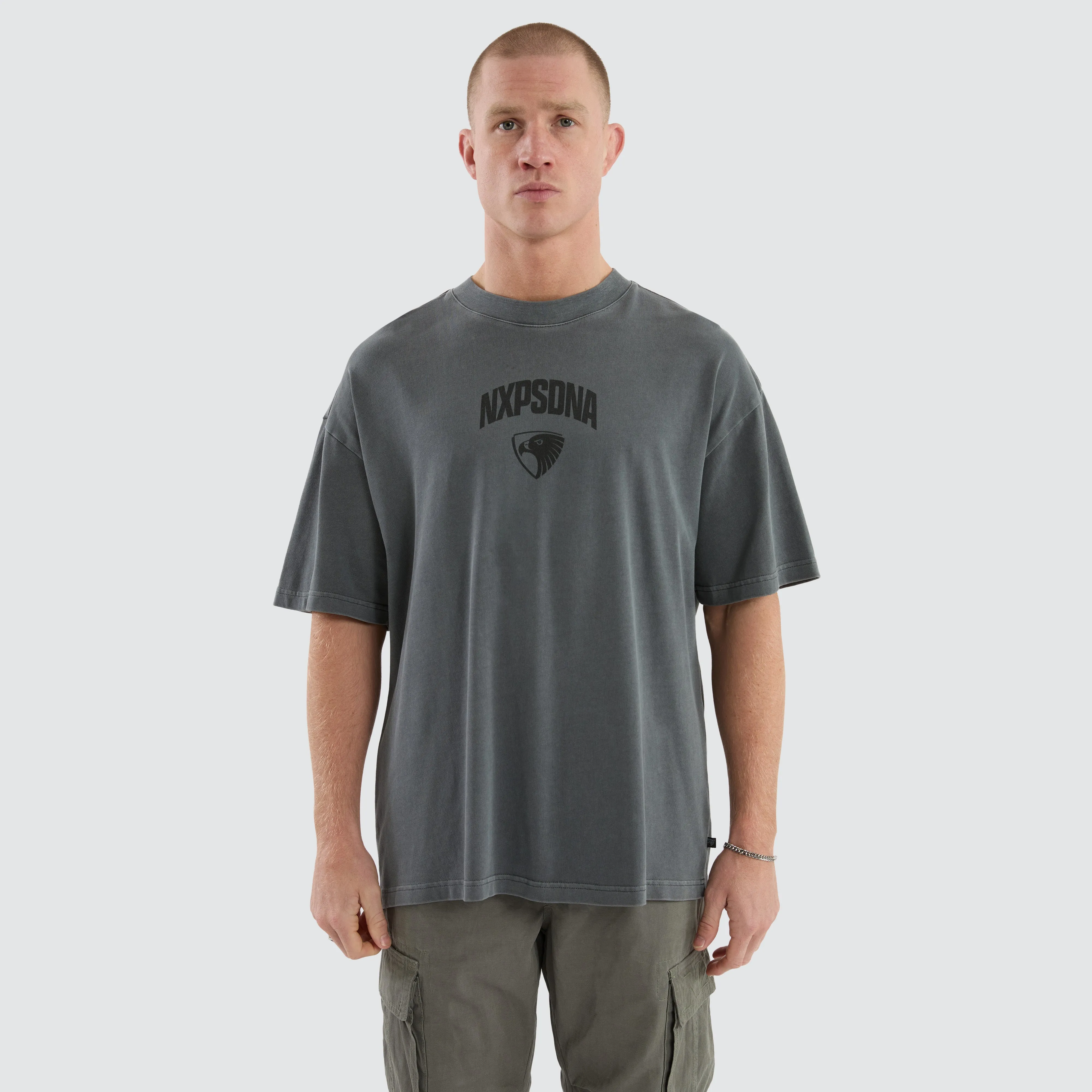 Hawthorn Hawks AFL Hunter Tee Pigment Charcoal sold by Neverland product image thumbnail 4