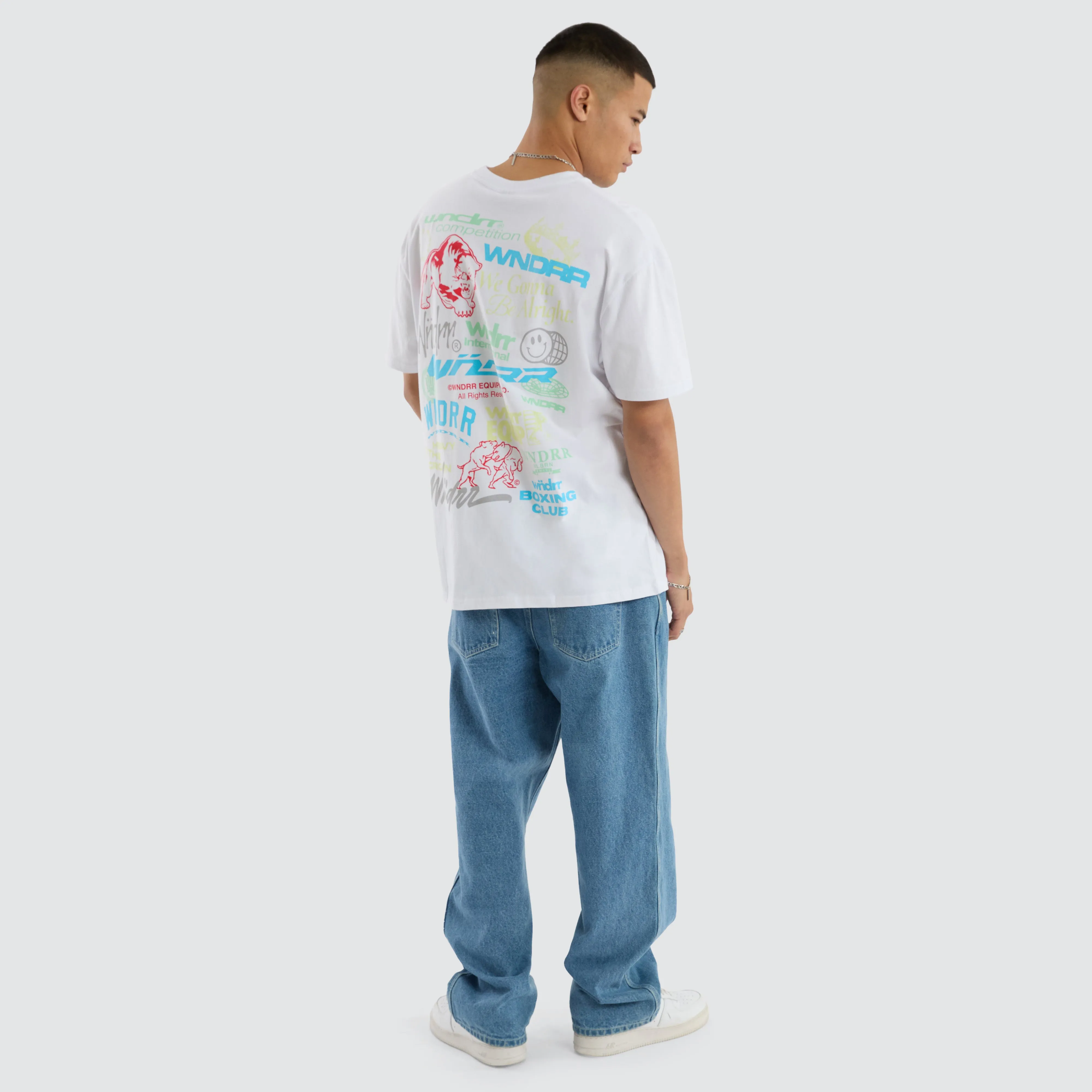 Syndicate Box Fit Tee White sold by Neverland product image thumbnail 5
