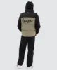 Caldas Puffer Vest Jet Black/Khaki sold by Neverland