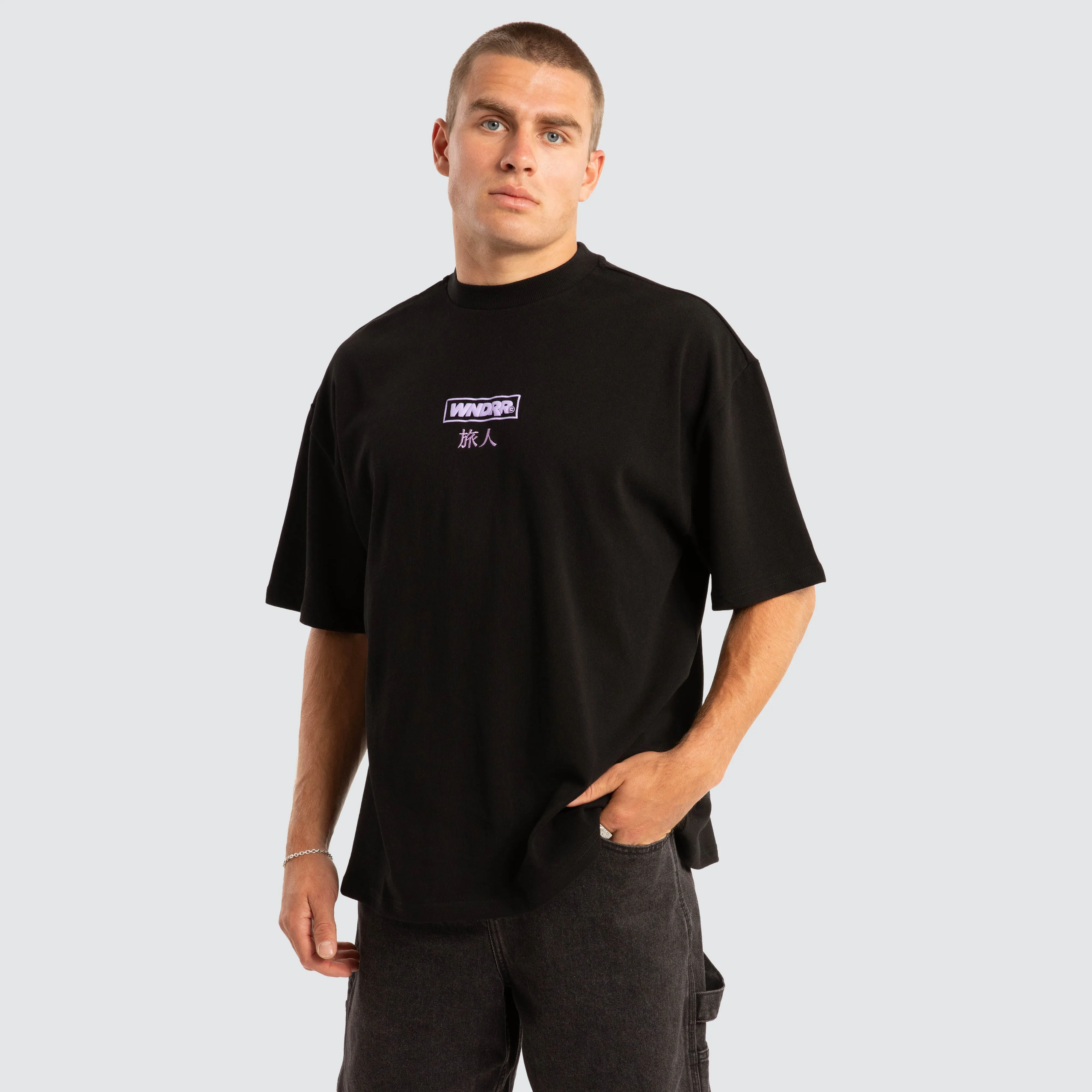 Shodo Heavy Weight Tee Black sold by Neverland product image thumbnail 3