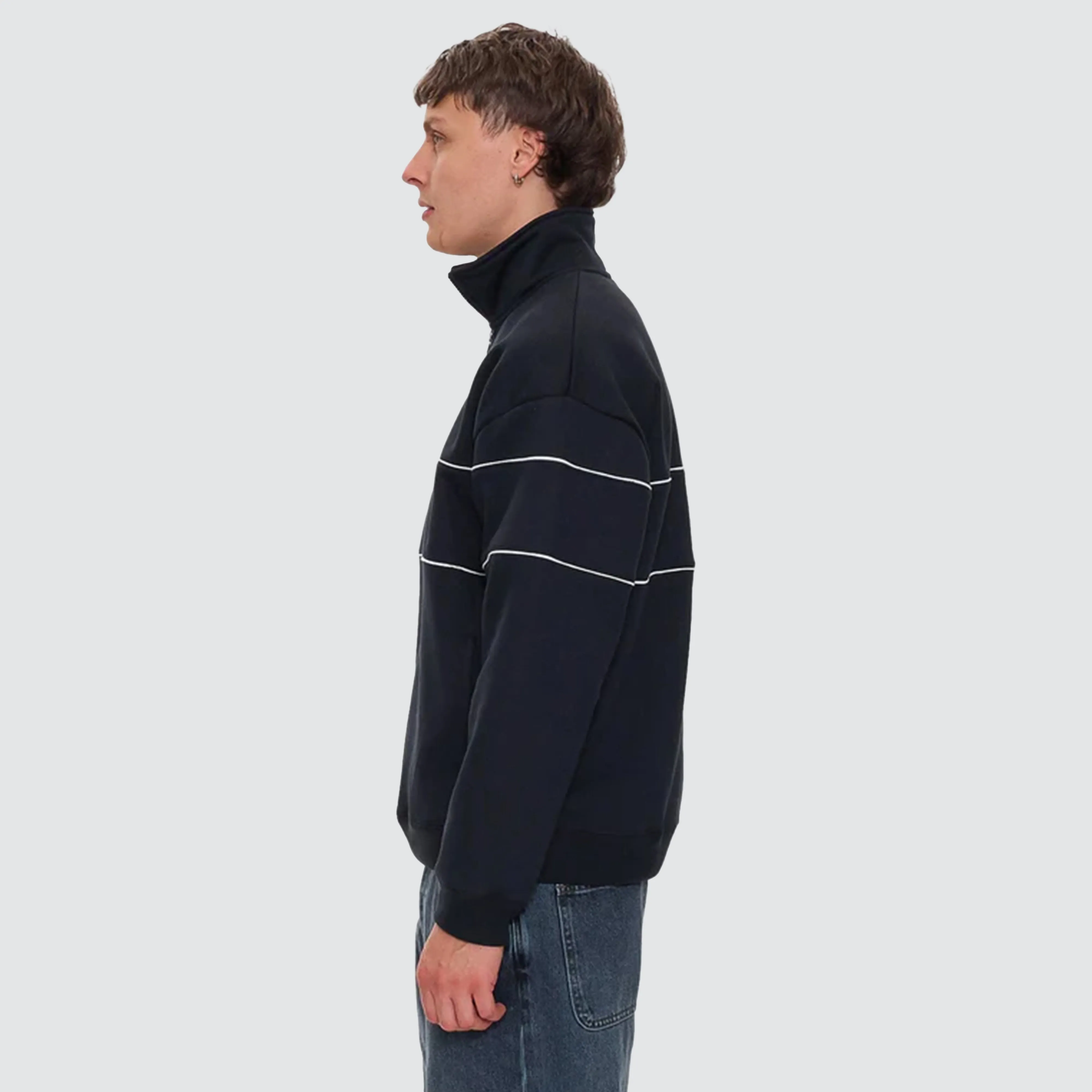 Glory Quarter Zip Fleece Black sold by Neverland product image thumbnail 5