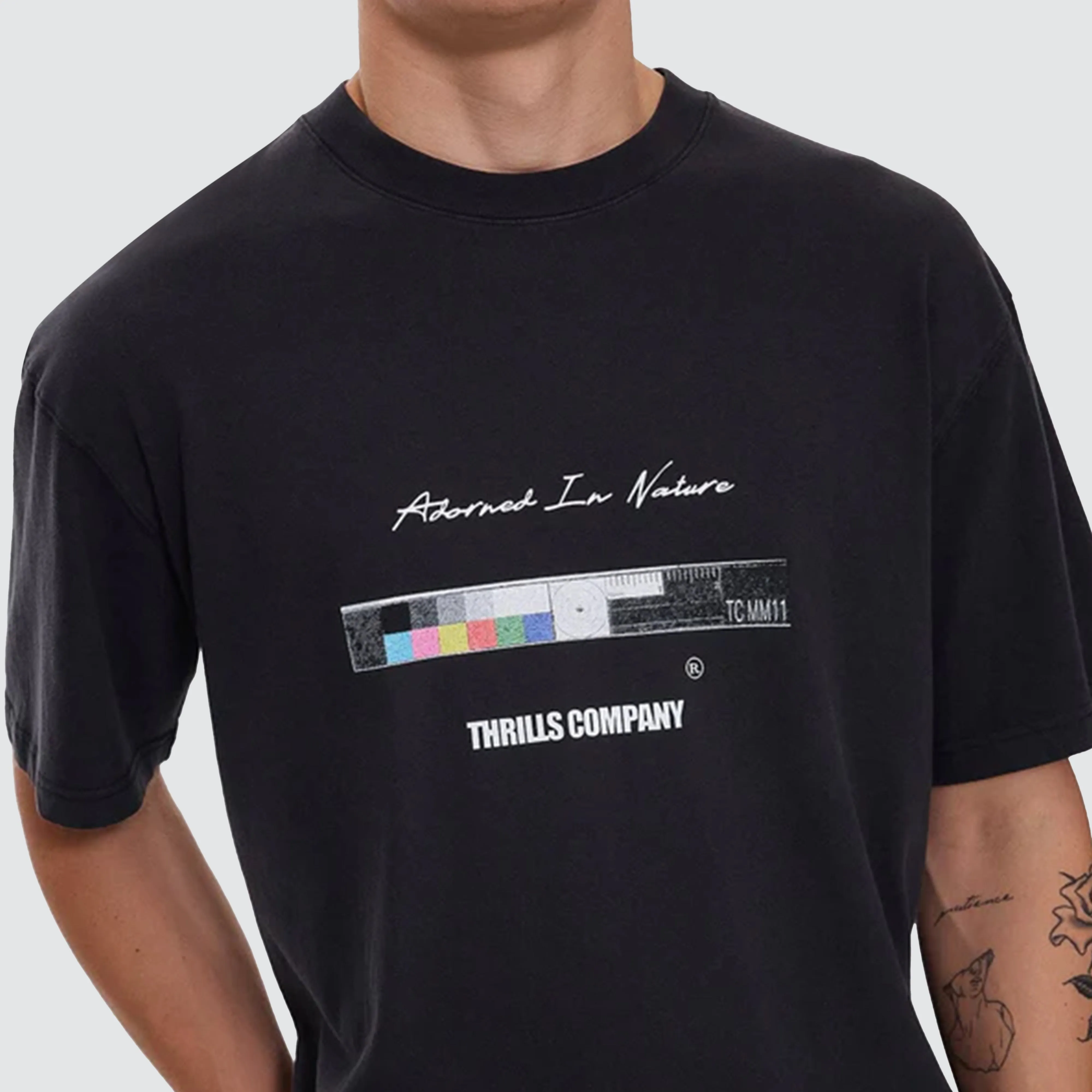 Adorned In Nature Box Tee Black sold by Neverland product image thumbnail 4