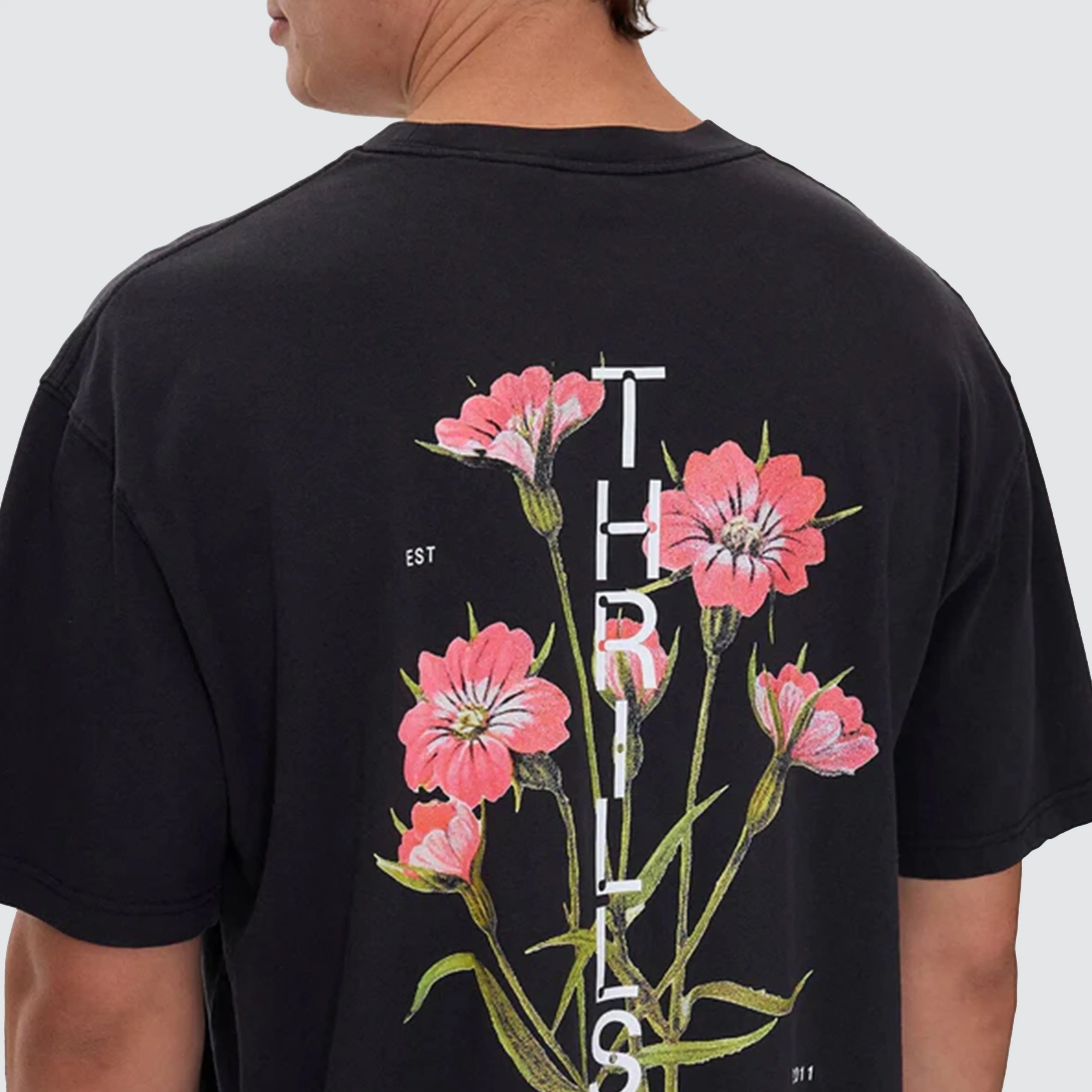 Adorned In Nature Box Tee Black sold by Neverland product image thumbnail 5