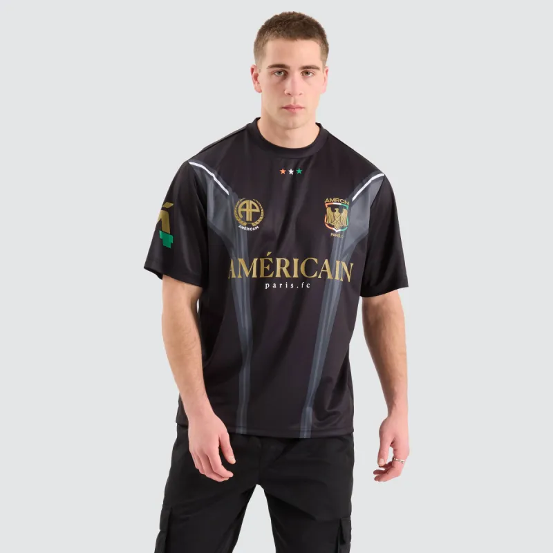 Galactic Football Jersey Jet Black sold by Neverland