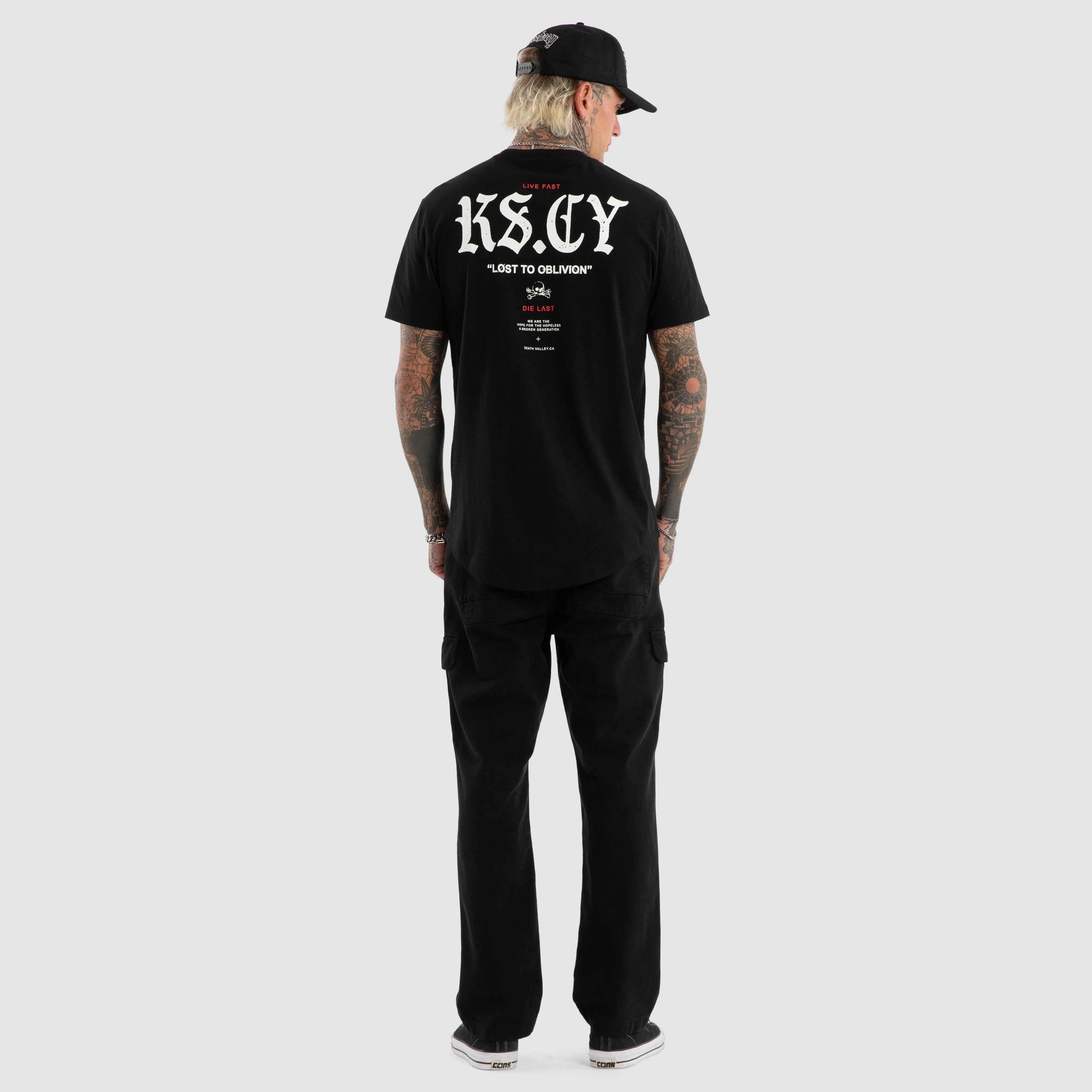 England Dual Curved Tee Jet Black sold by Neverland product image thumbnail 4