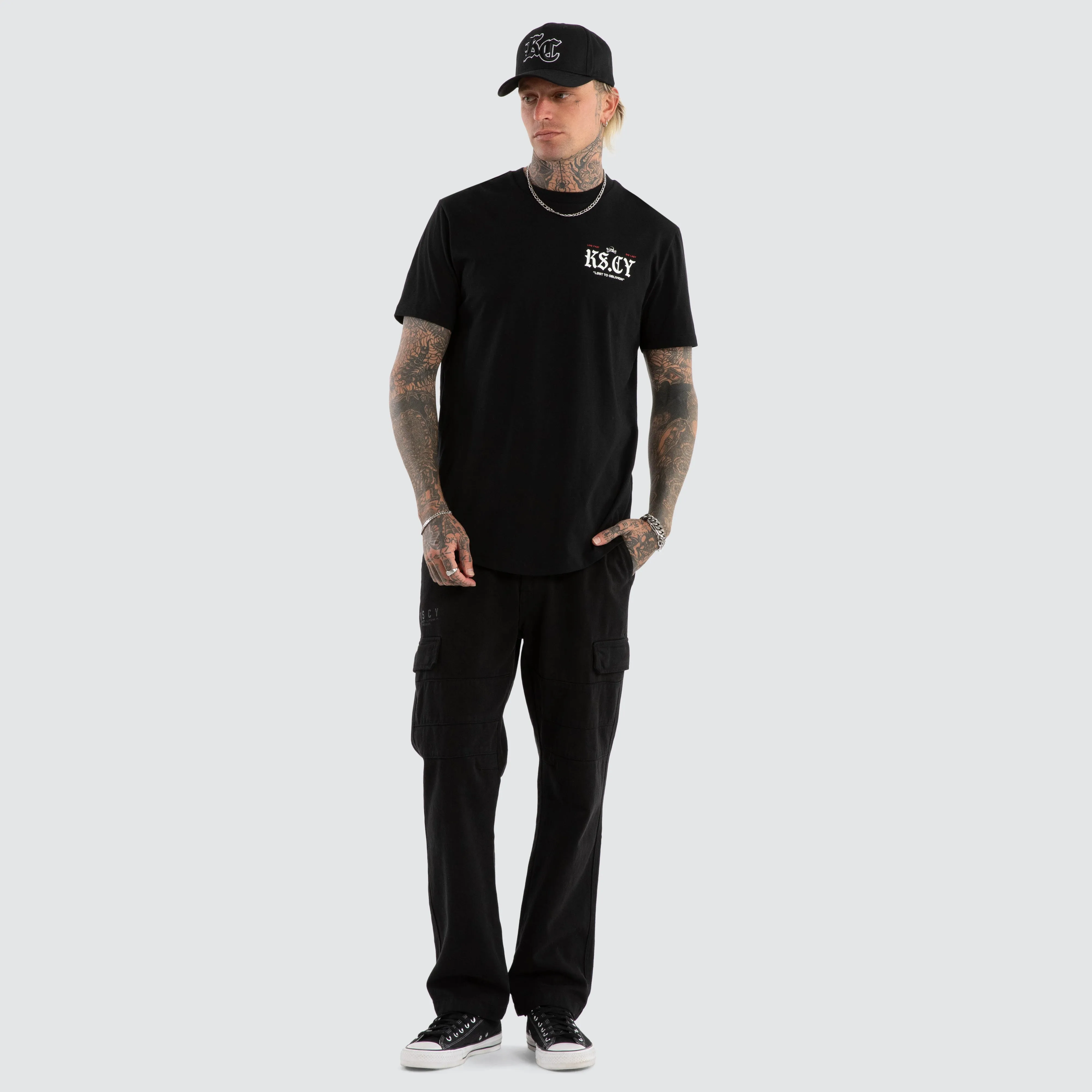 England Dual Curved Tee Jet Black sold by Neverland product image thumbnail 2