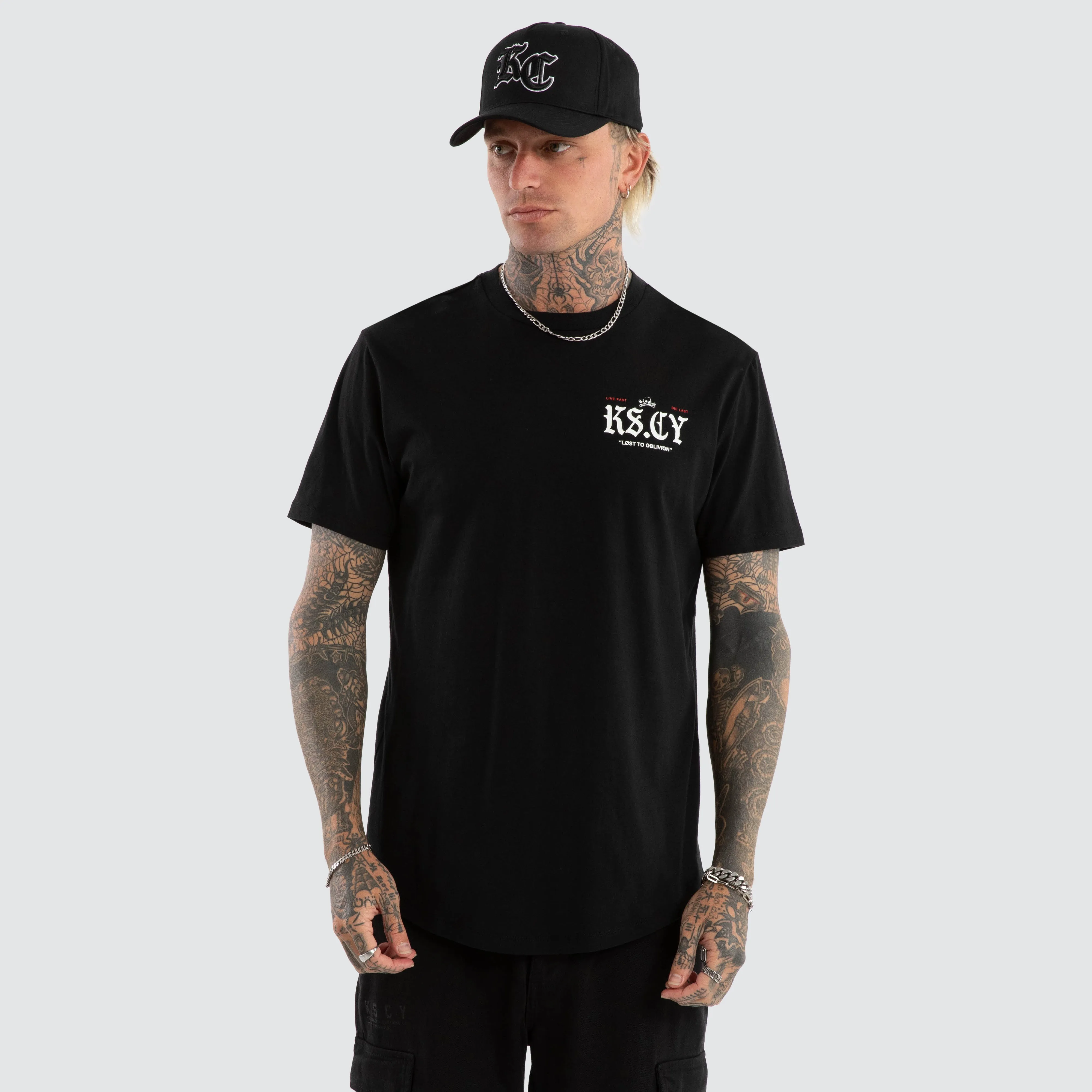 England Dual Curved Tee Jet Black sold by Neverland product image thumbnail 3