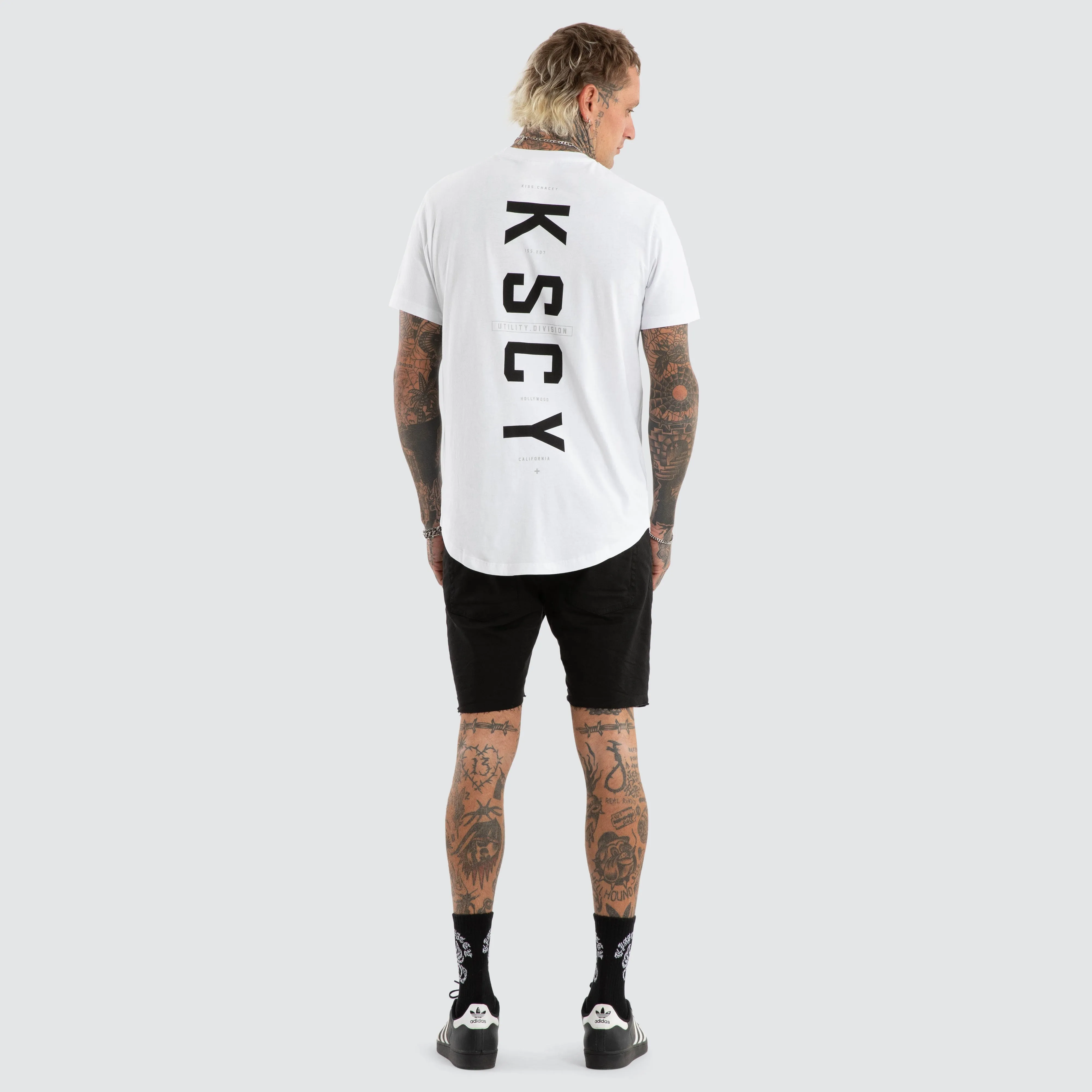 Stamp Dual Curved Tee Optical White sold by Neverland product image thumbnail 5