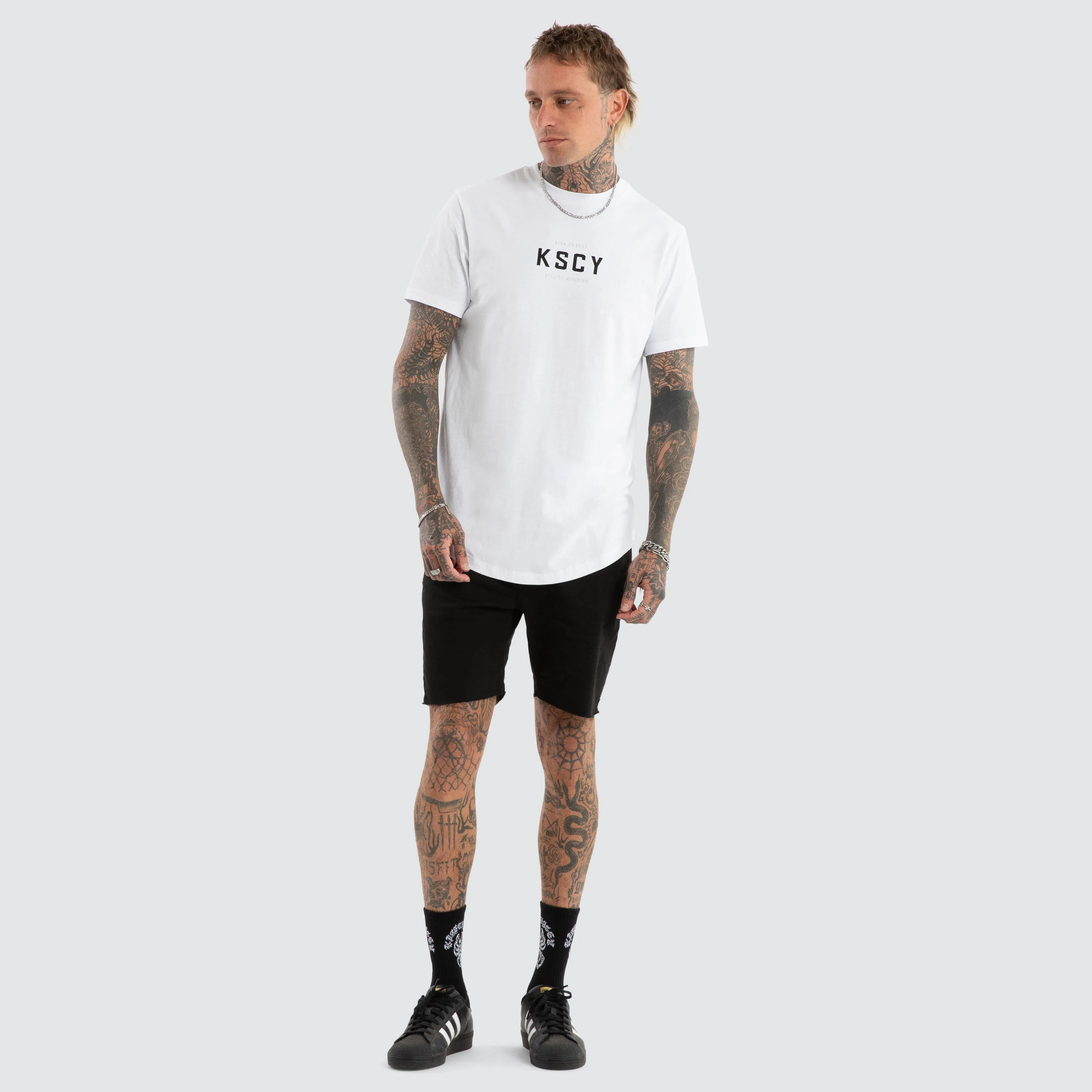 Stamp Dual Curved Tee Optical White sold by Neverland product image thumbnail 2
