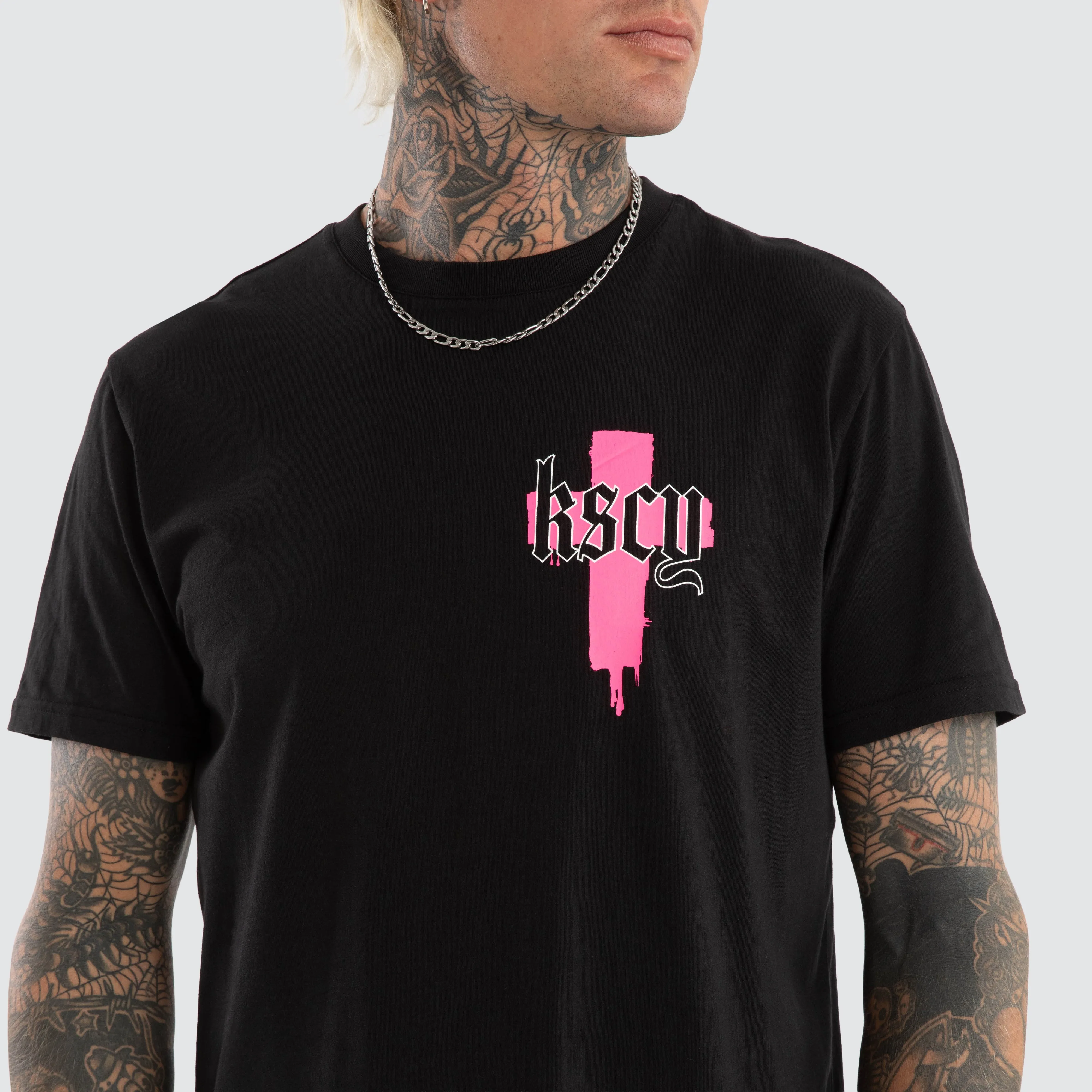 Church Dual Curved Tee Jet Black sold by Neverland product image thumbnail 5