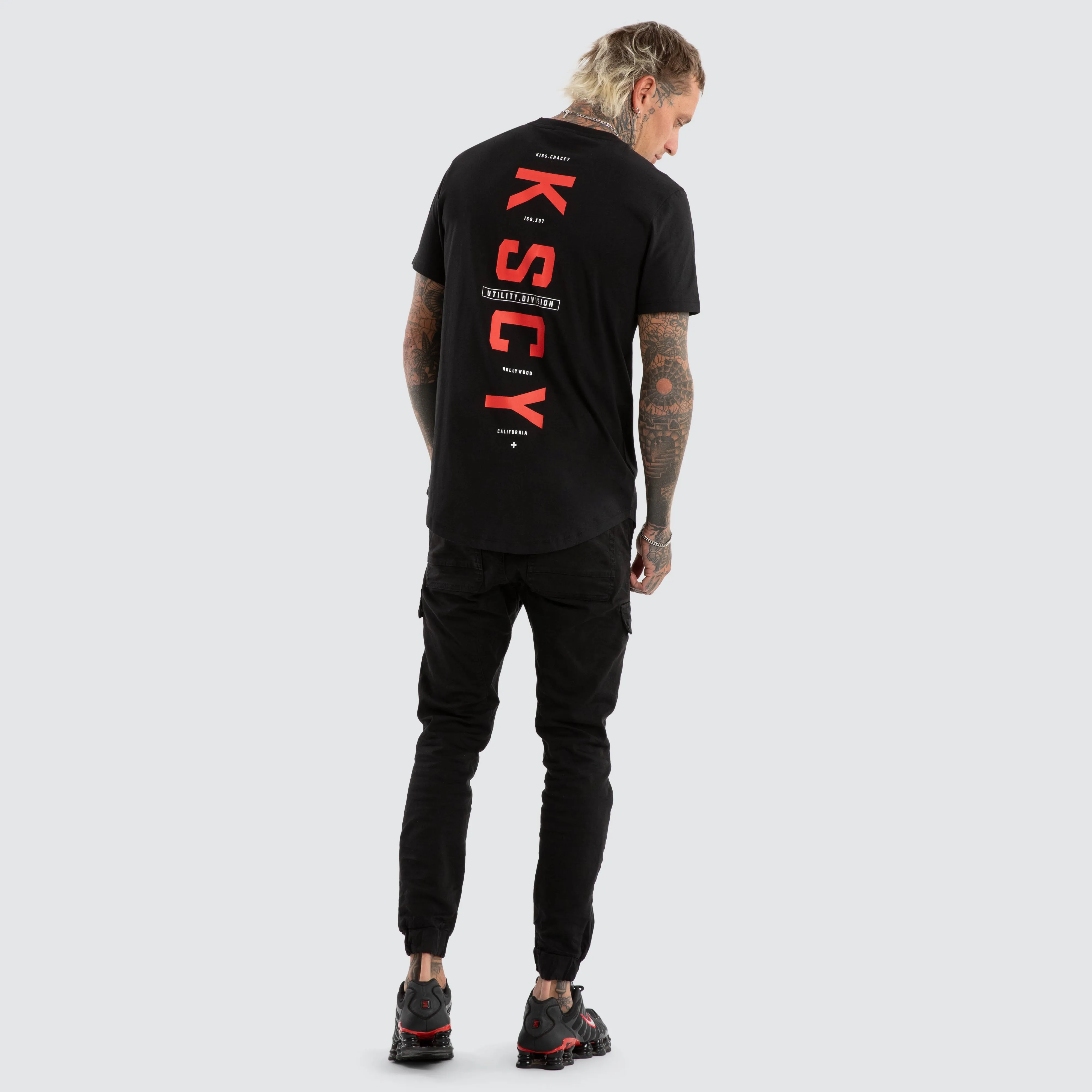 Stamp Dual Curved Tee Jet Black sold by Neverland product image thumbnail 5