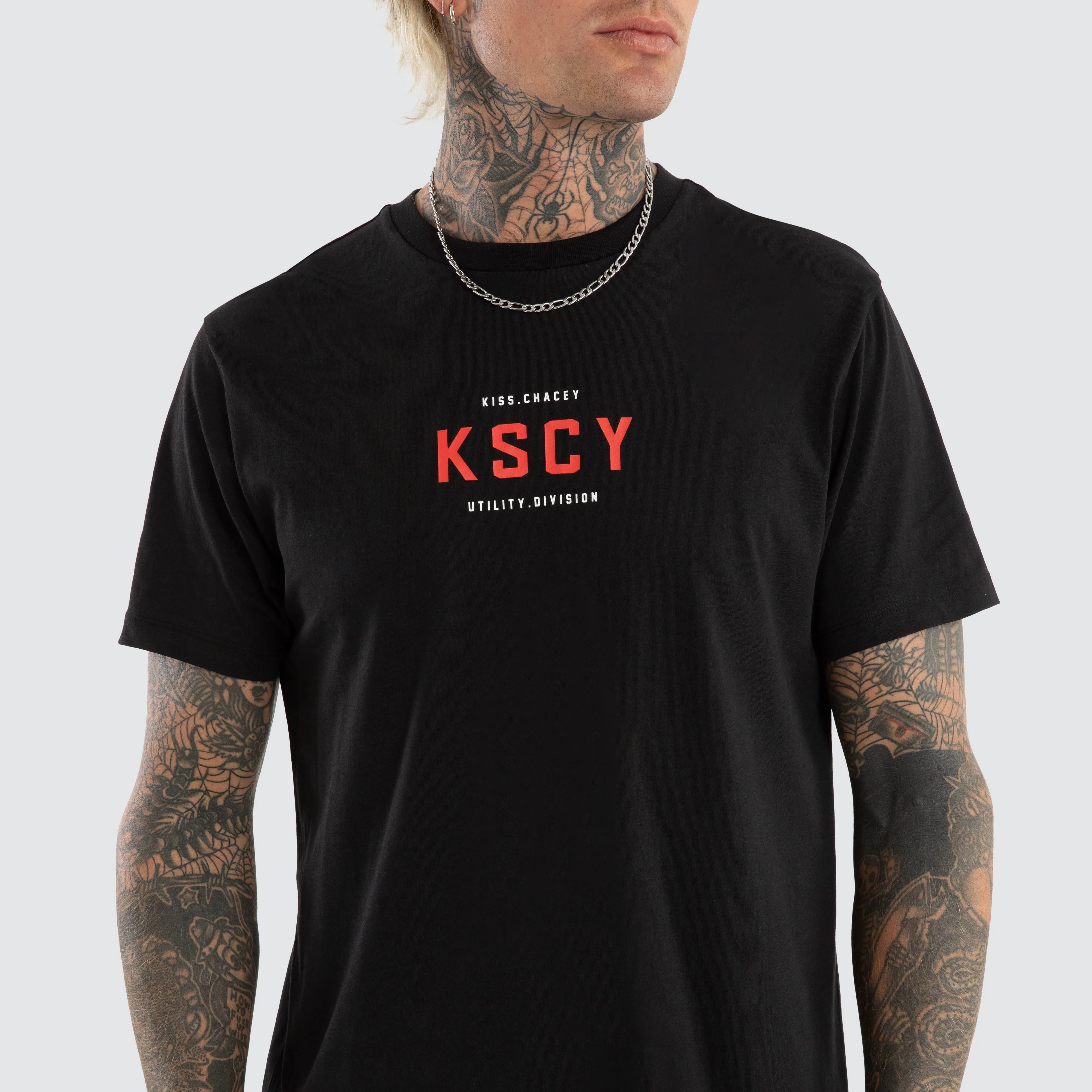 Stamp Dual Curved Tee Jet Black sold by Neverland product image thumbnail 3